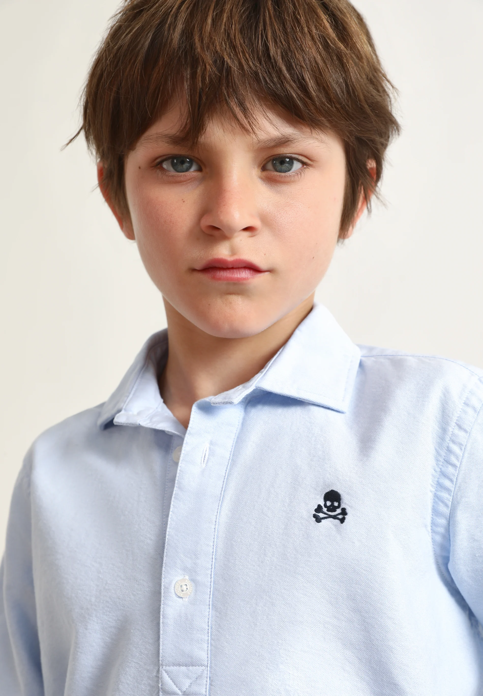 POLERA OXFORD CALAVERA CONTRASTE - Image 2