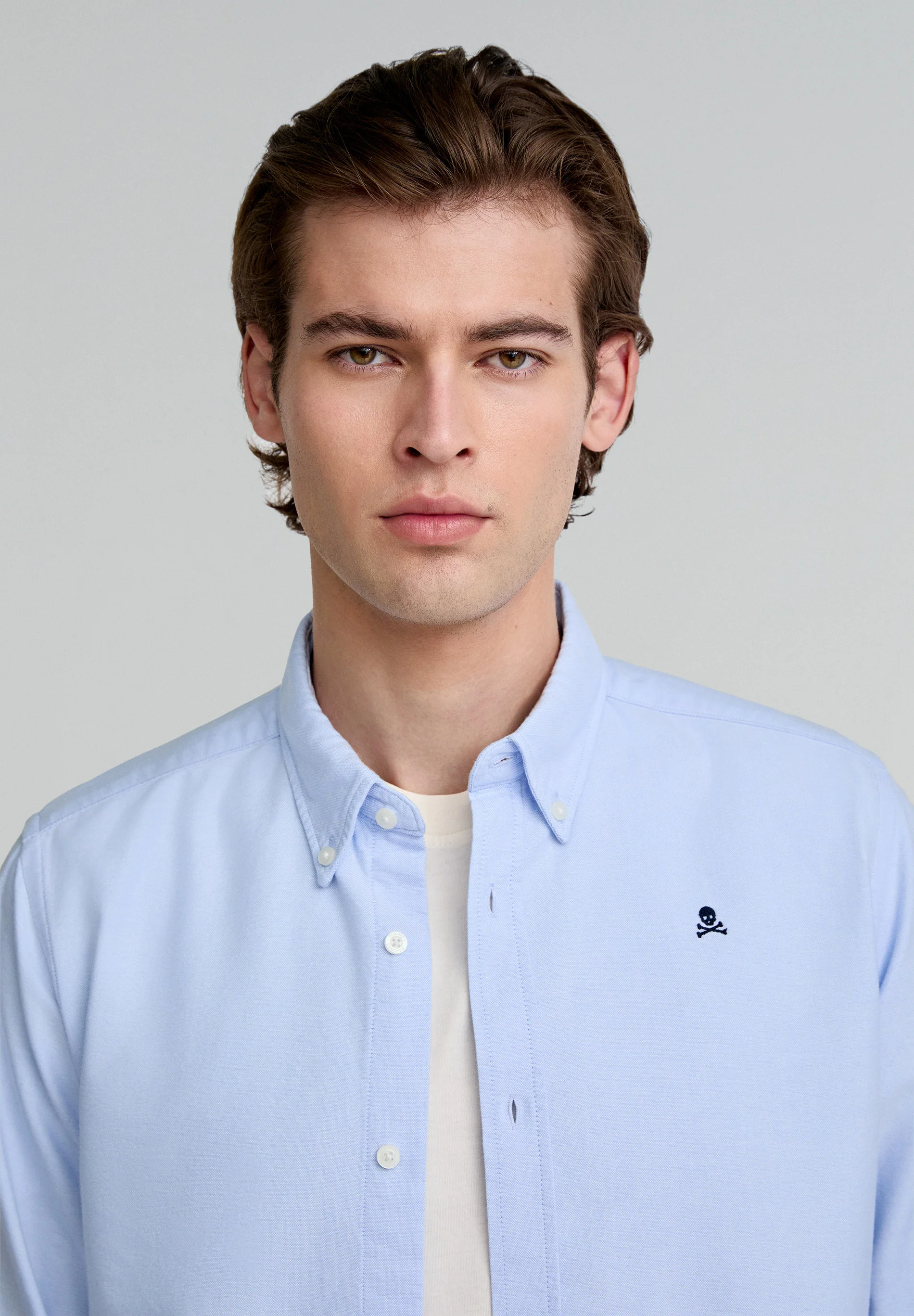 CAMISA OXFORD CALAVERA CONTRASTE - Image 3