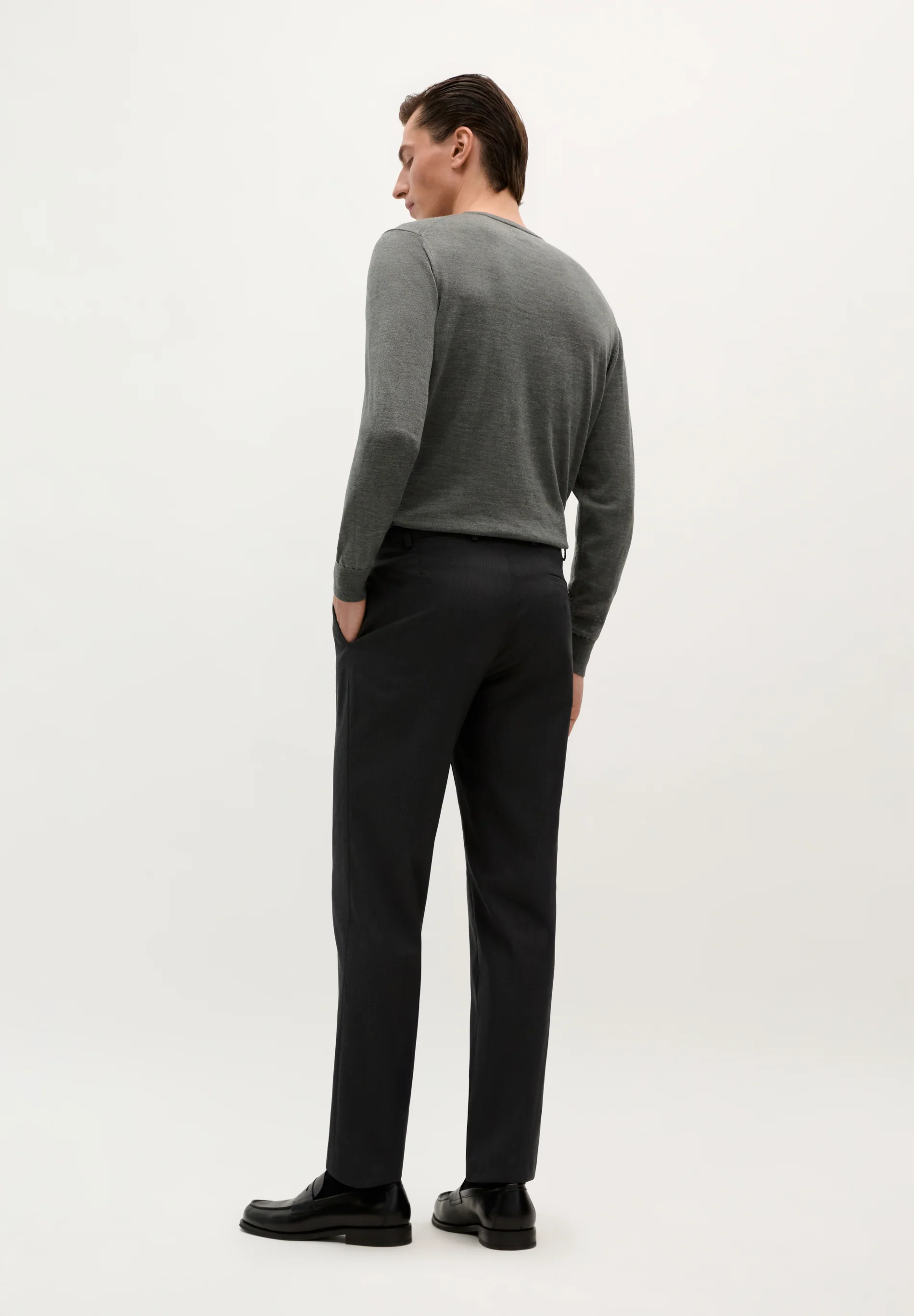 TRAJE CLÁSICO LANA GRIS - Image 10