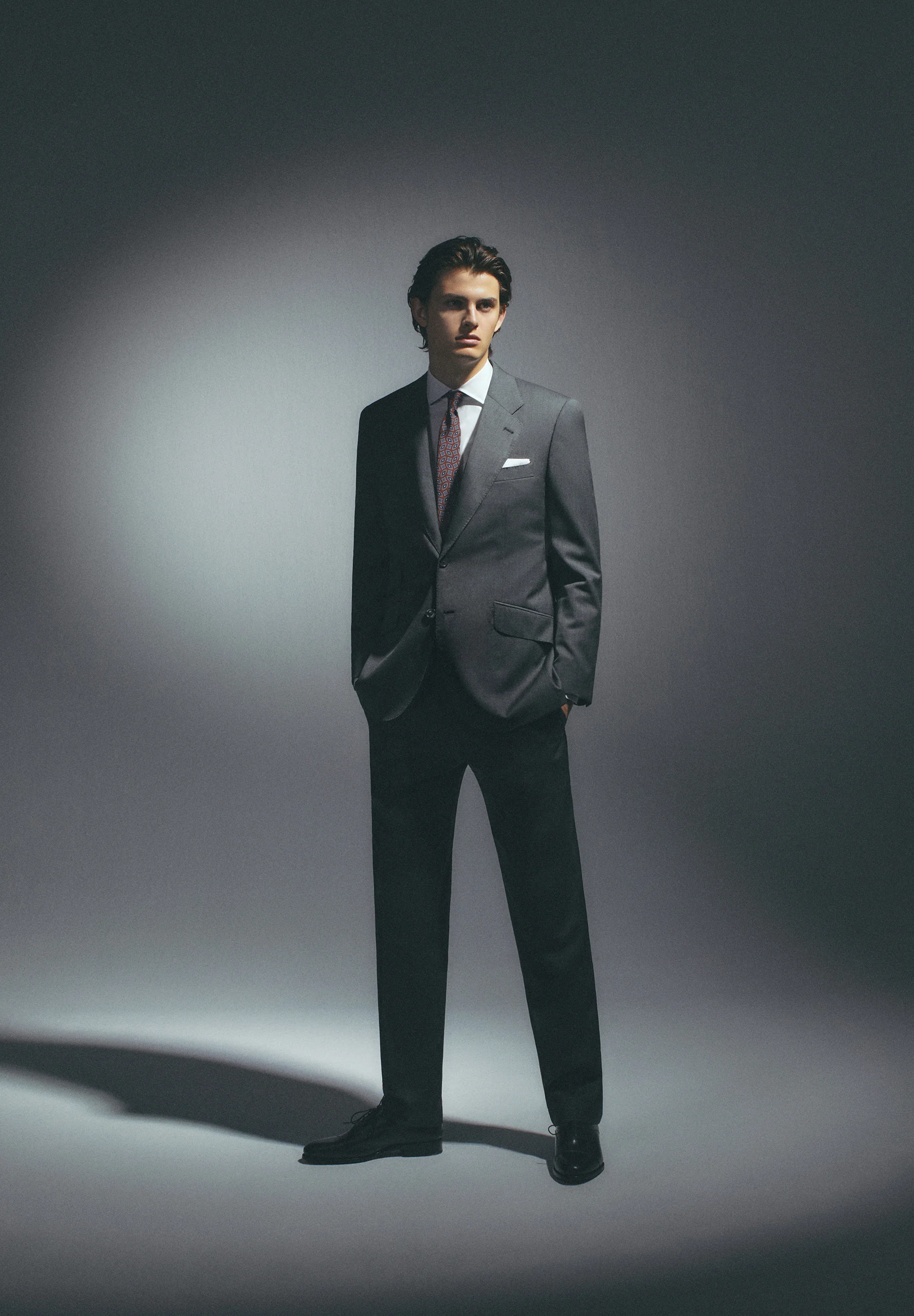 TRAJE CLÁSICO LANA GRIS - Image 2