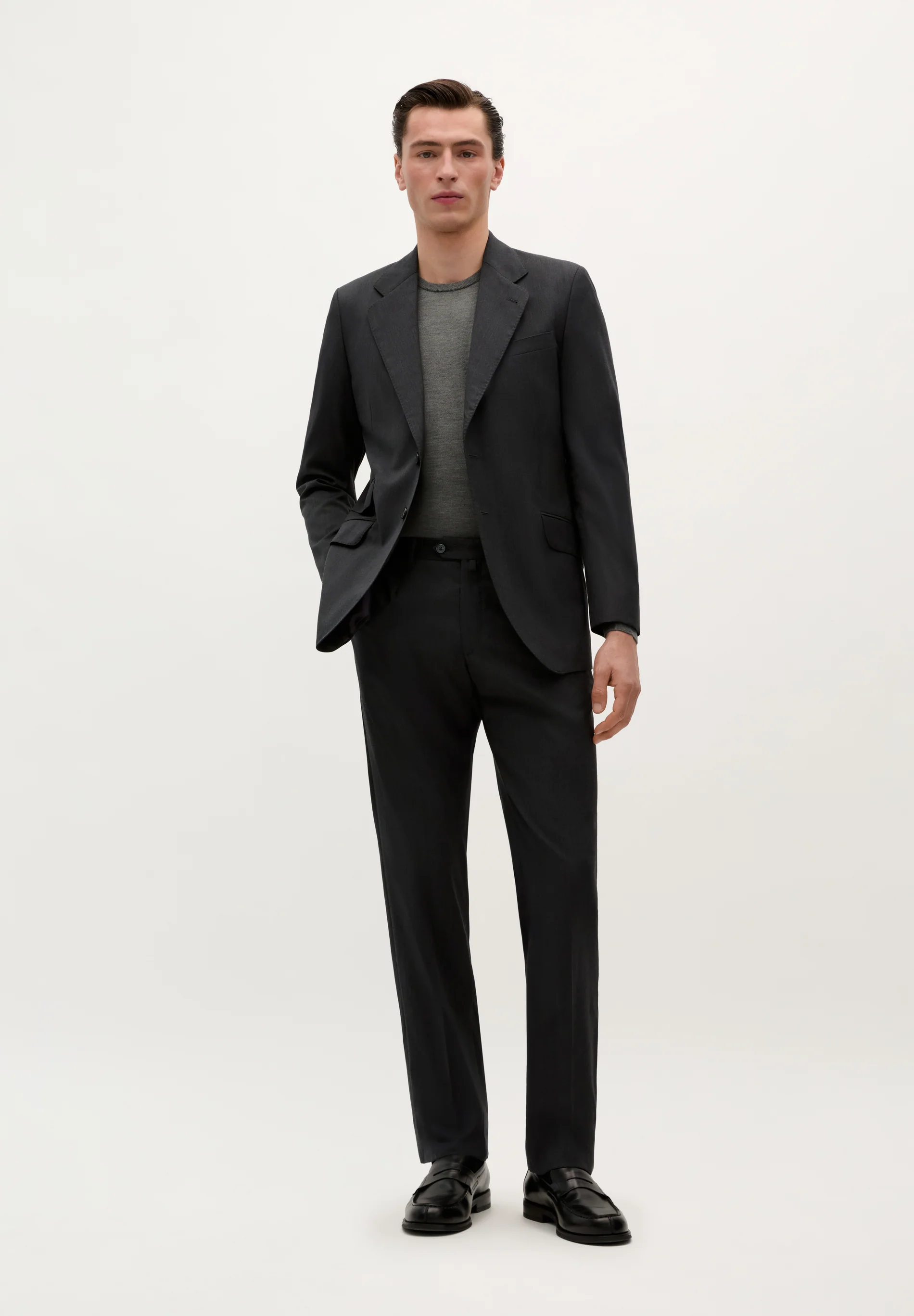 TRAJE CLÁSICO LANA GRIS - Image 3