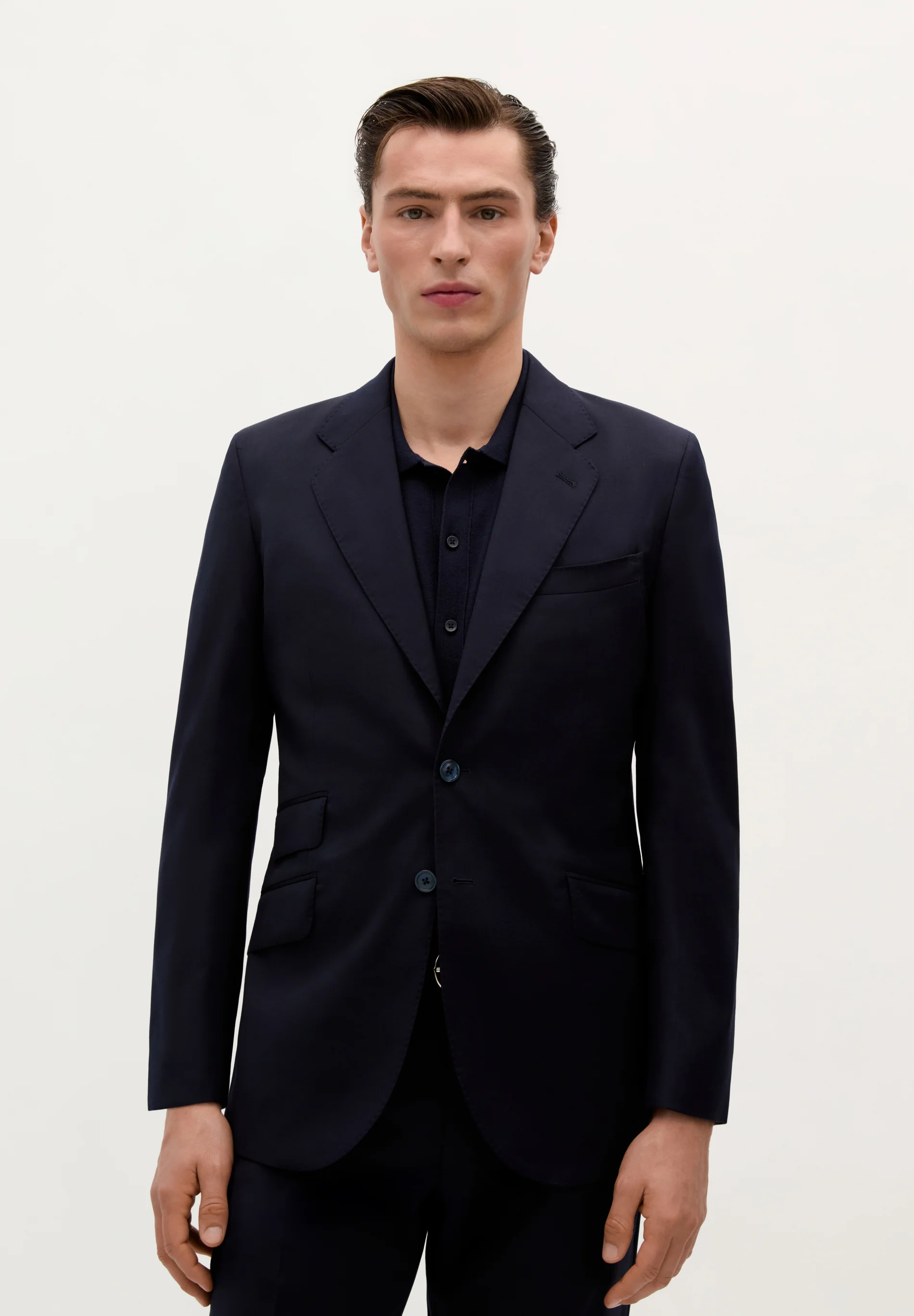 TRAJE CLÁSICO LANA AZUL MARINO - Image 2