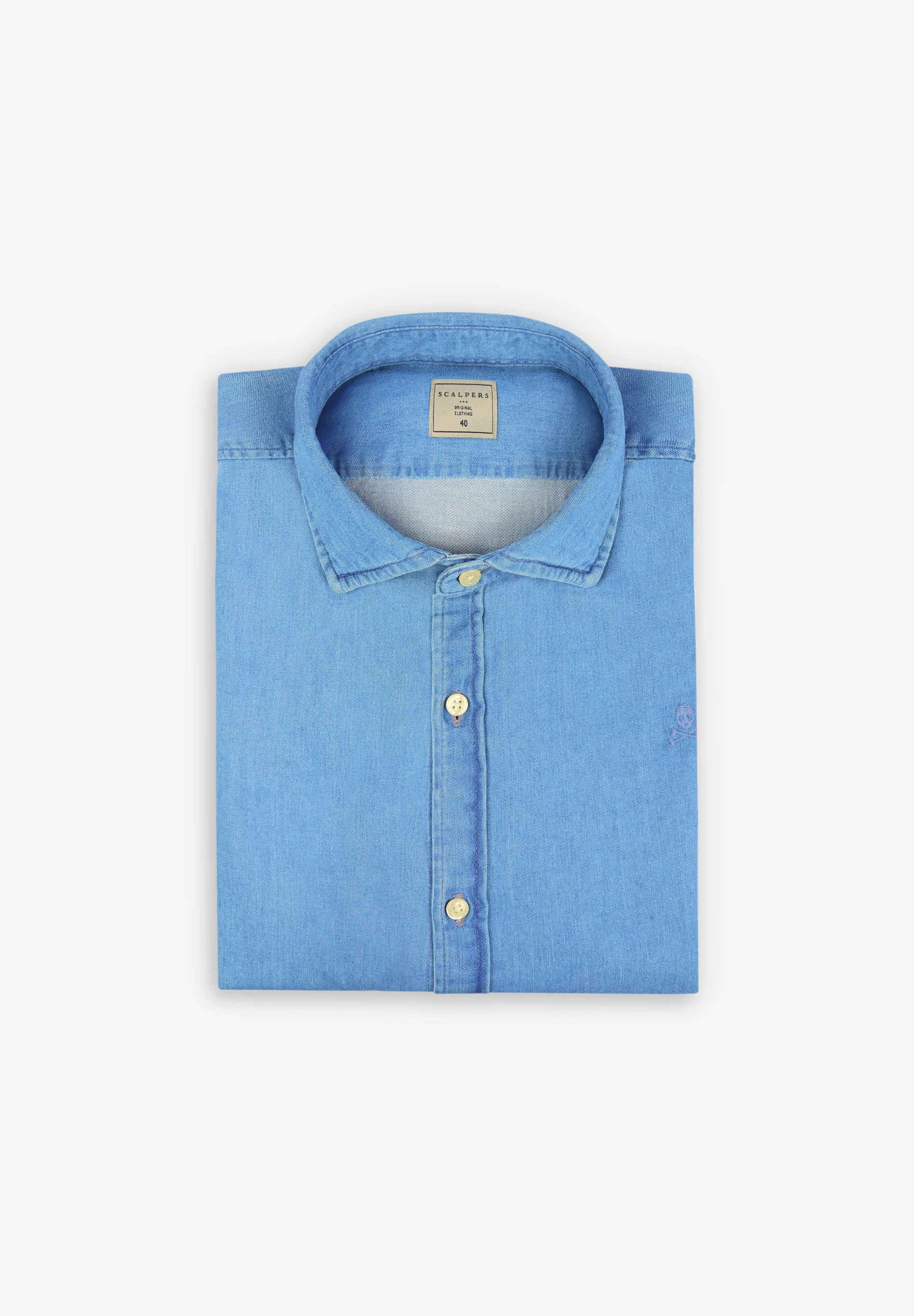 CAMISA DENIM BÁSICA - Image 7