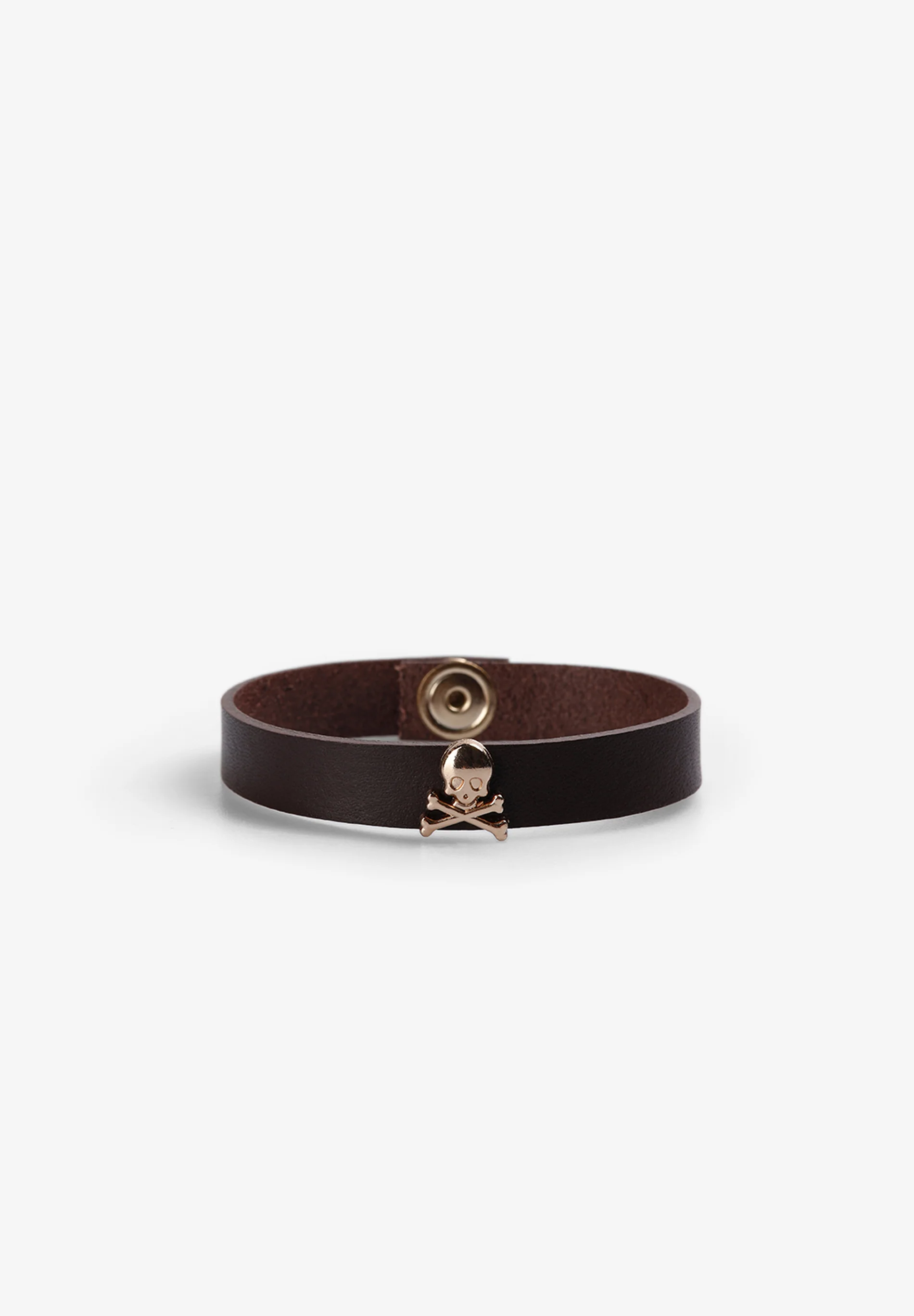 PULSERA PIEL CALAVERAS