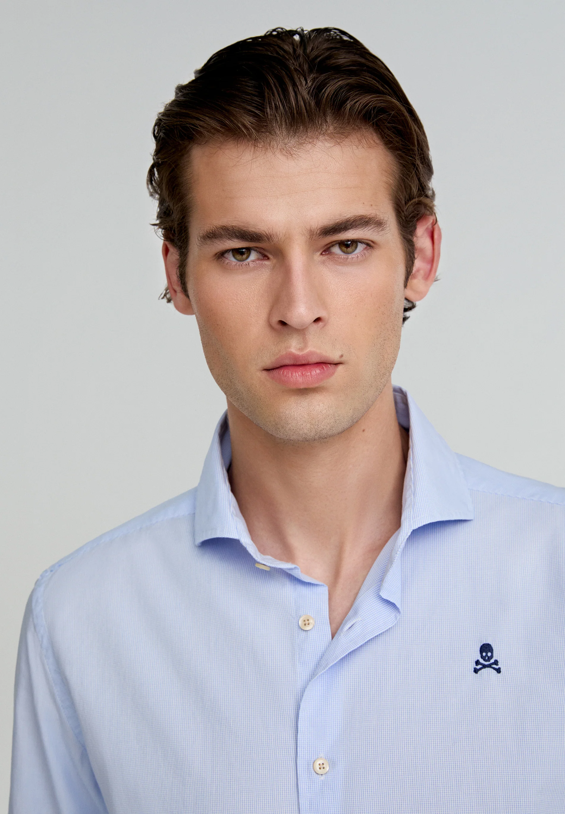 CAMISA VESTIR CUADROS CALAVERA CONTRASTE - Image 3