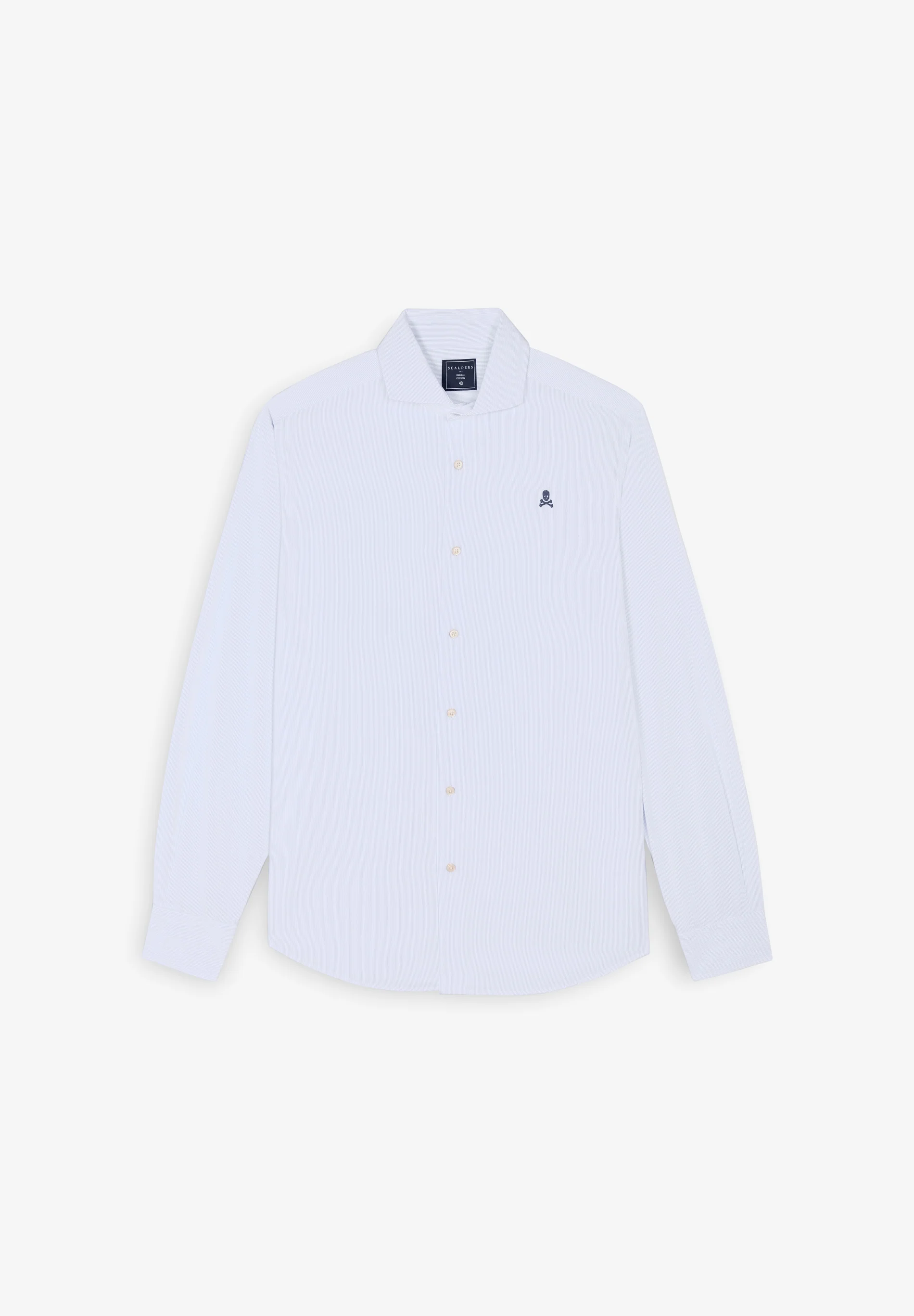 CAMISA VESTIR RAYAS CALAVERA CONTRASTE - Image 5