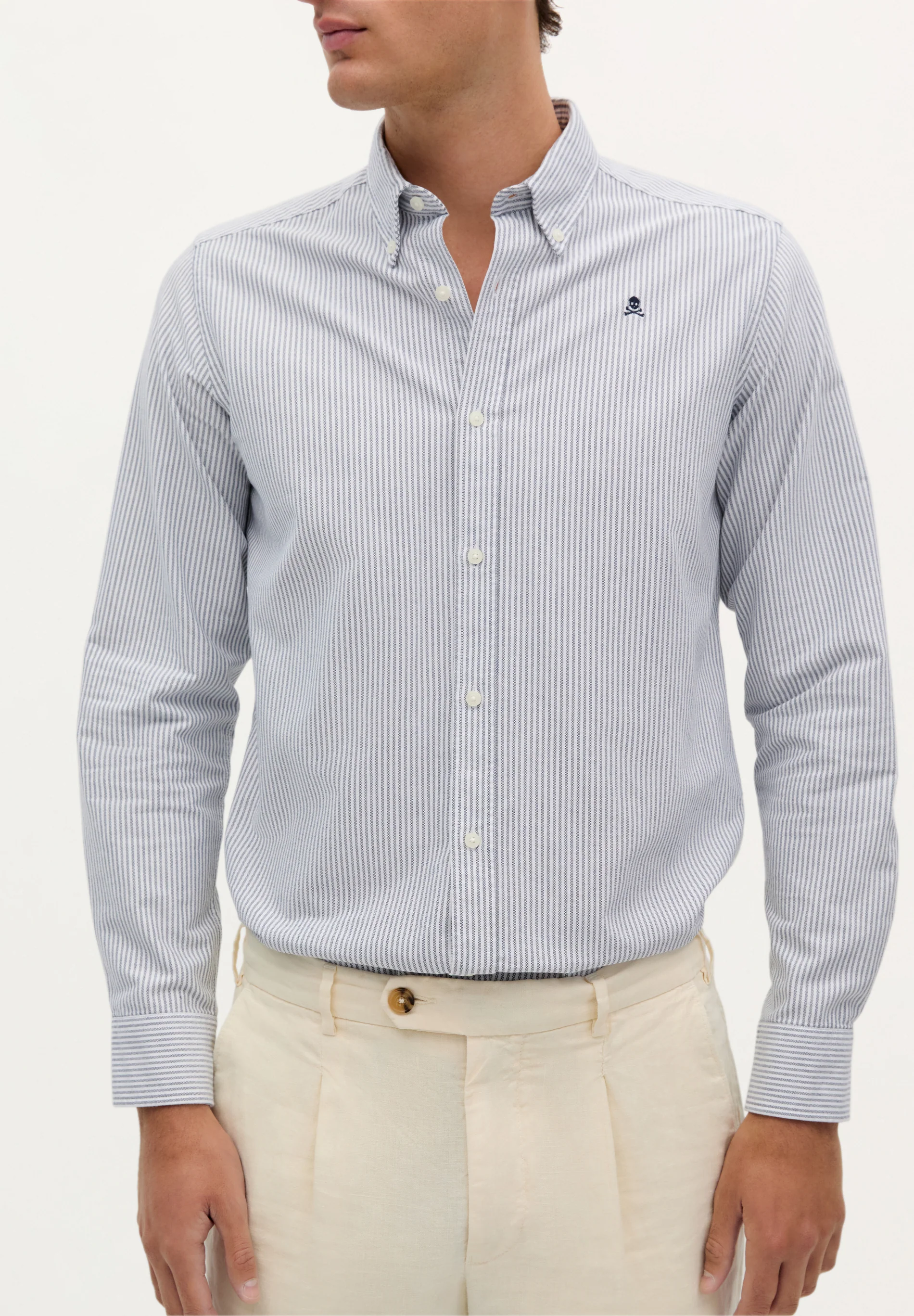 CAMISA OXFORD CALAVERA CONTRASTE - Image 3