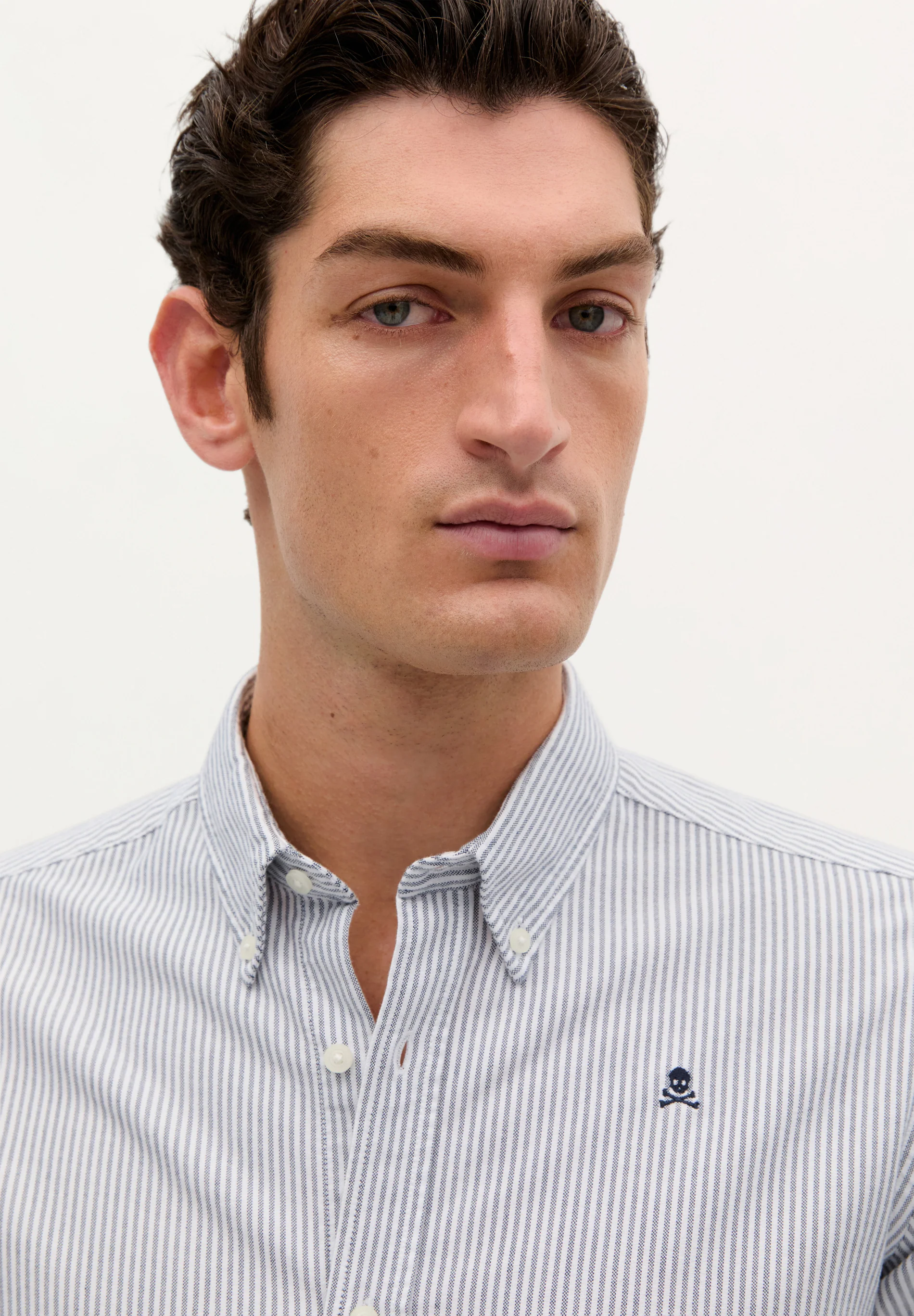 CAMISA OXFORD CALAVERA CONTRASTE - Image 4