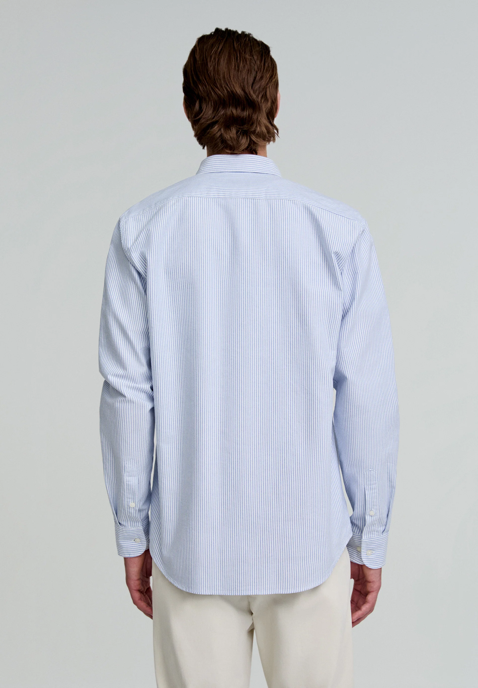 CAMISA OXFORD DE RAYAS CALAVERA - Image 4