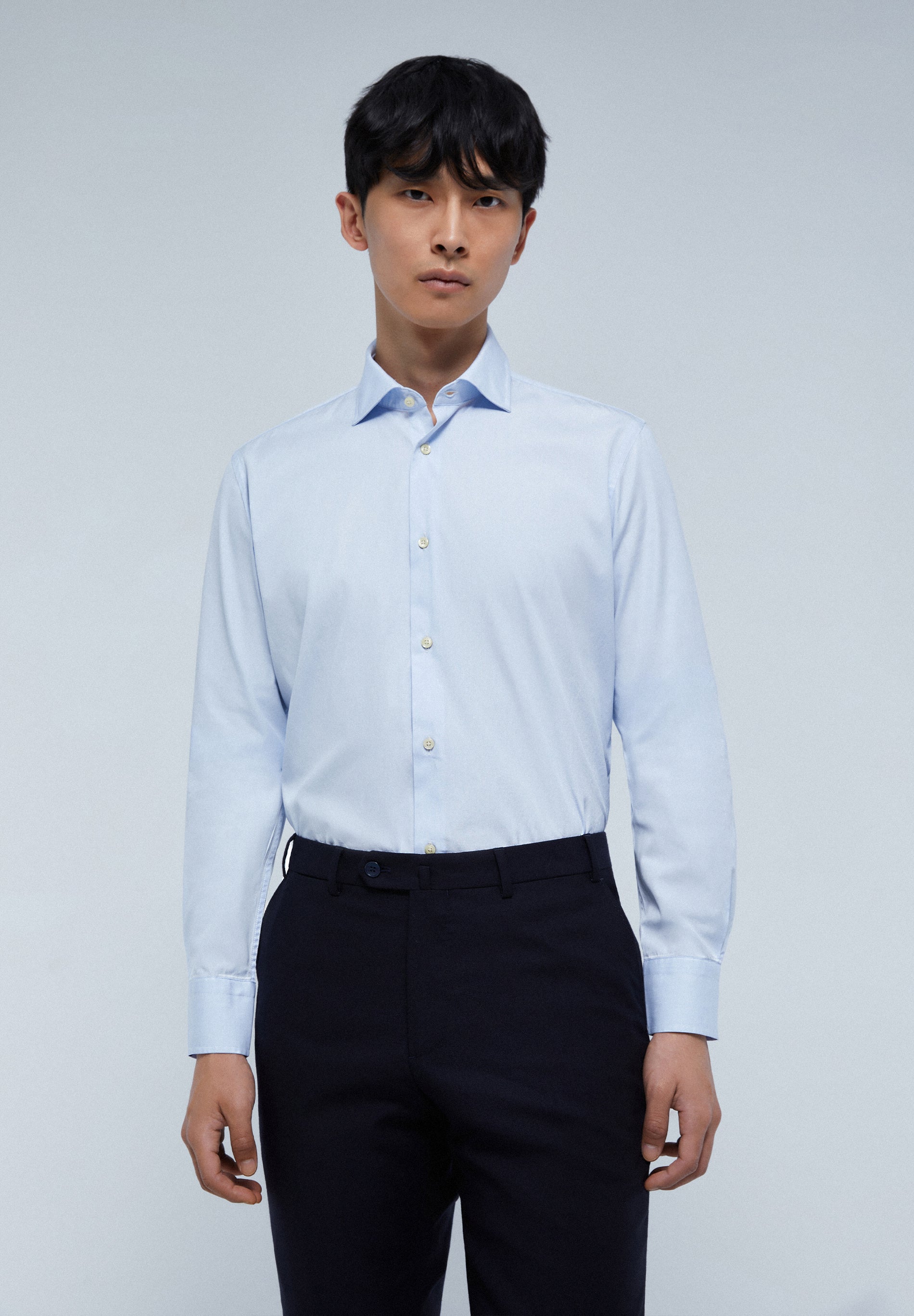 CAMISA VESTIR PUÑO MIXTO - Image 3