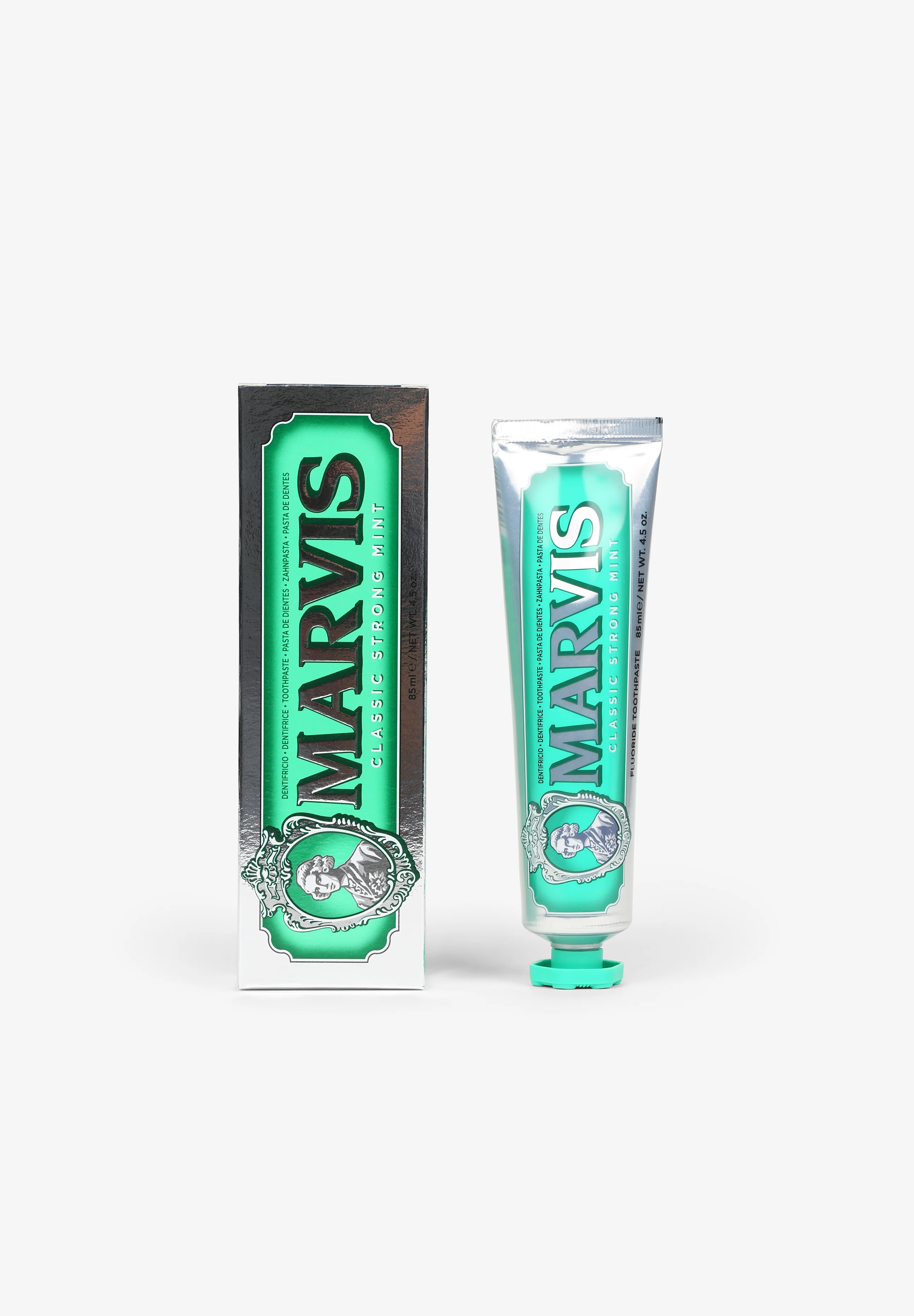 MARVIS | DENTÍFRICO CLASSIC STRONG MINT 85 ML + SOPORTE - Image 2