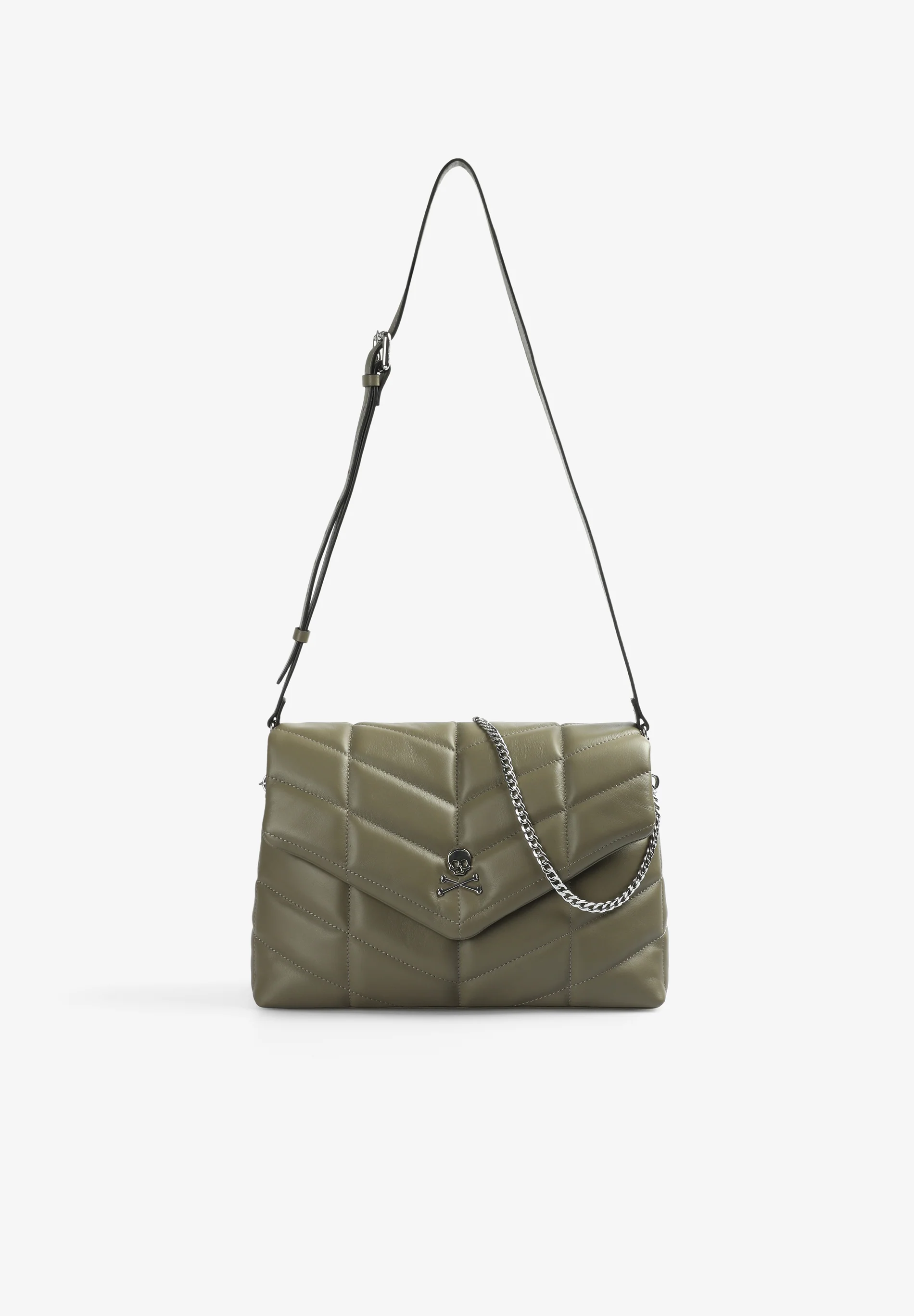BOLSO PIEL BANDOLERA ACOLCHADO - Image 5
