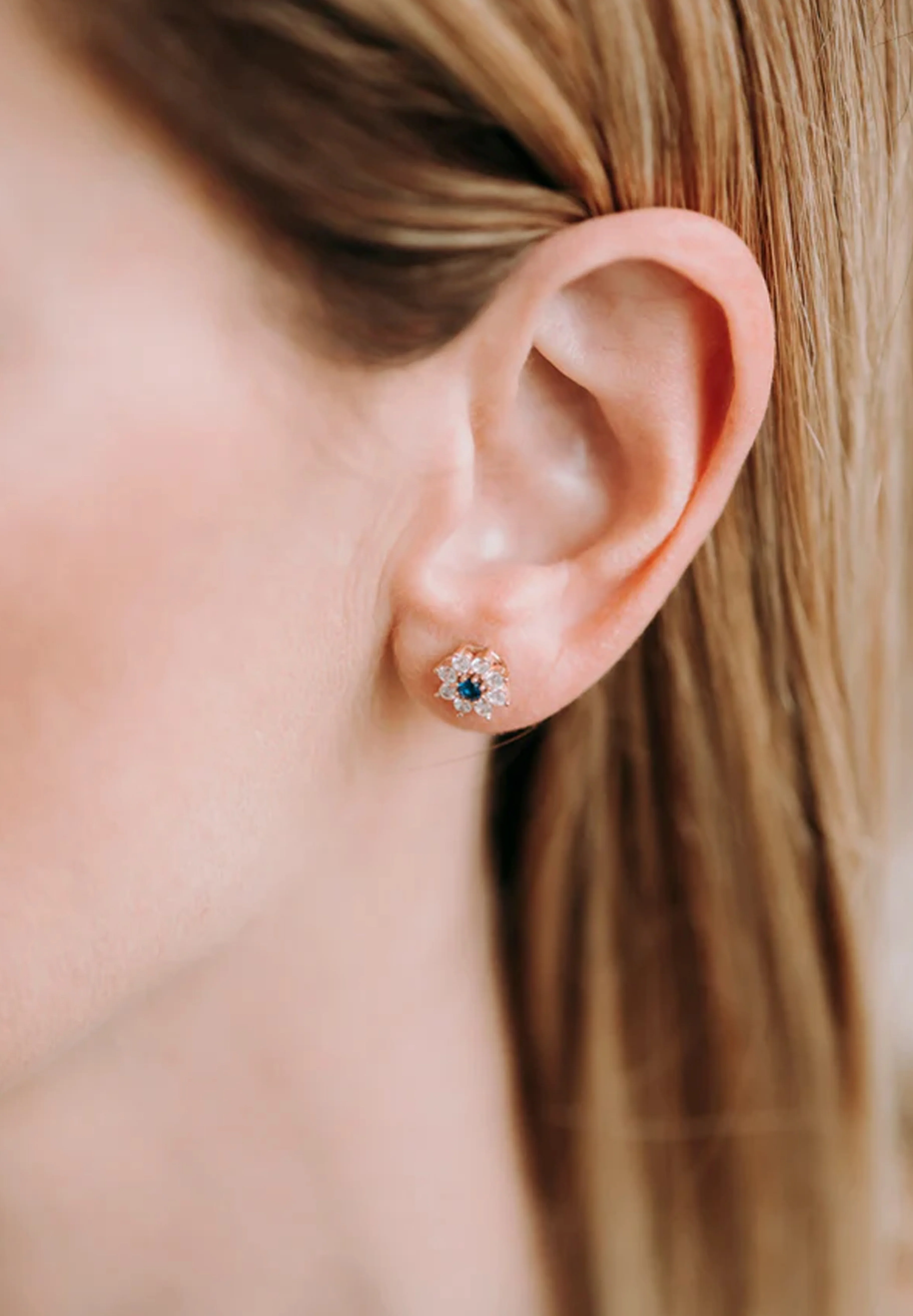 SMALL AFFAIRE | PENDIENTES MARGHERITA BLUE - Image 2