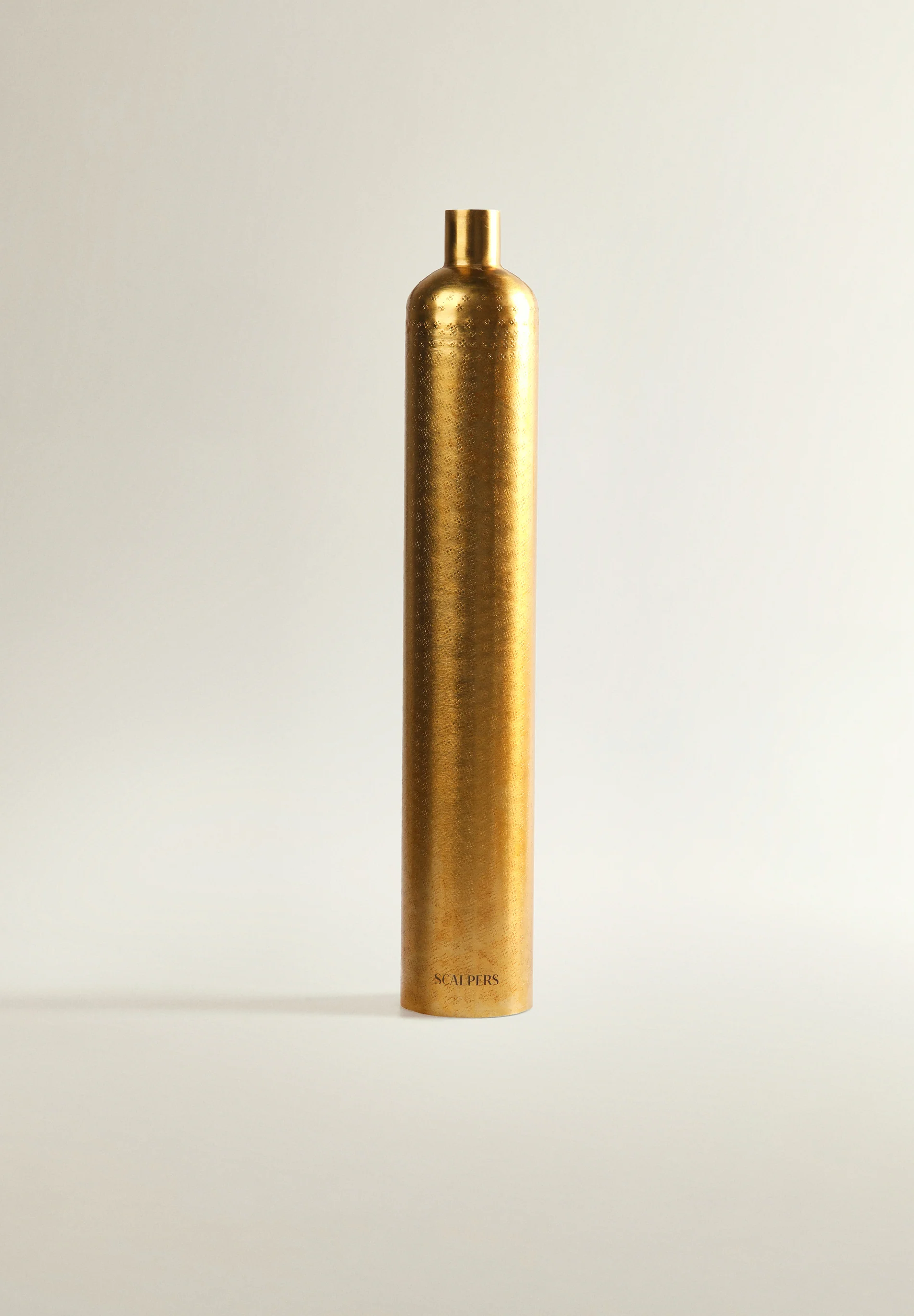 JARRÓN DECORATIVO METAL DORADO - Image 5