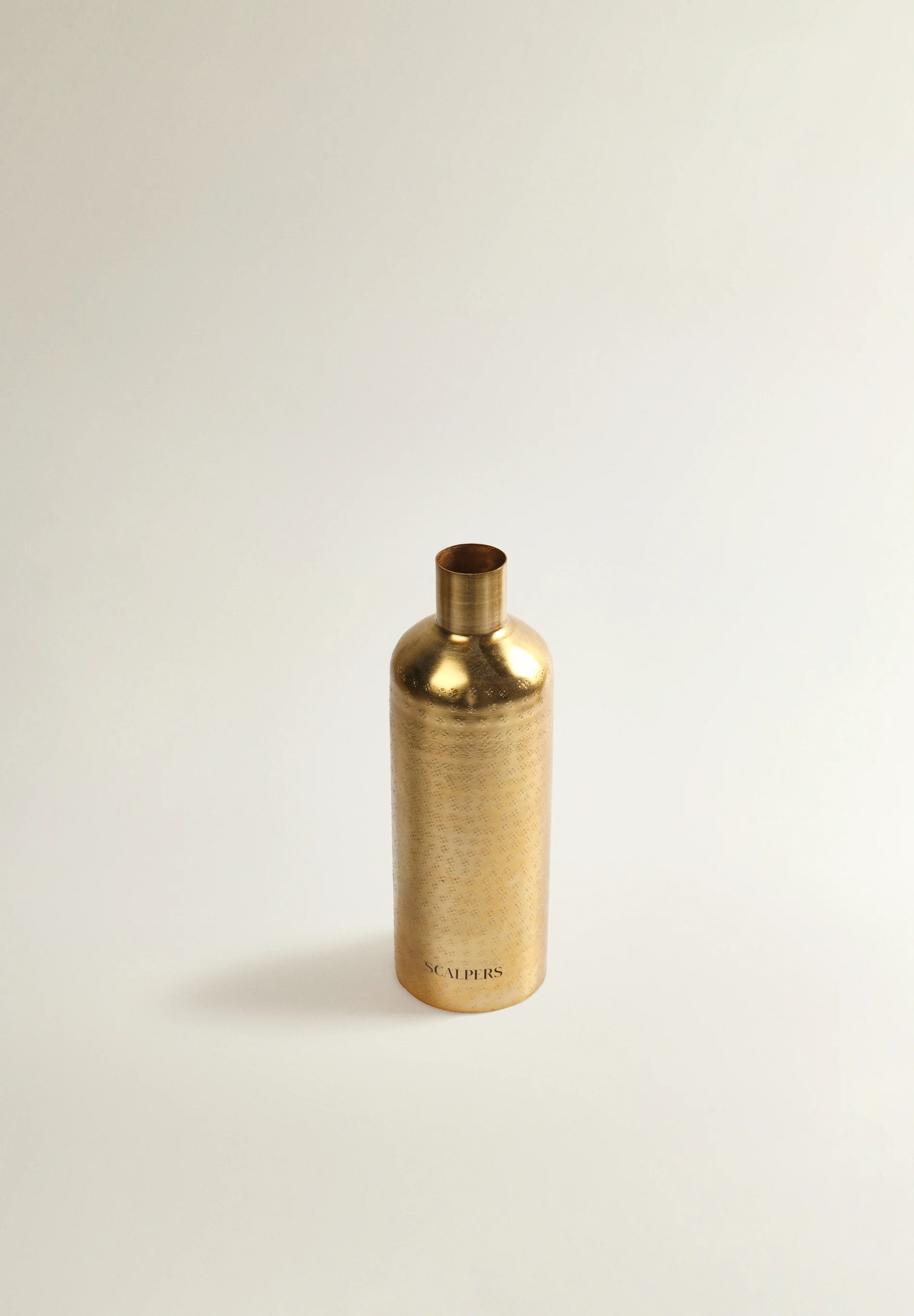 JARRÓN DECORATIVO METAL DORADO - Image 8