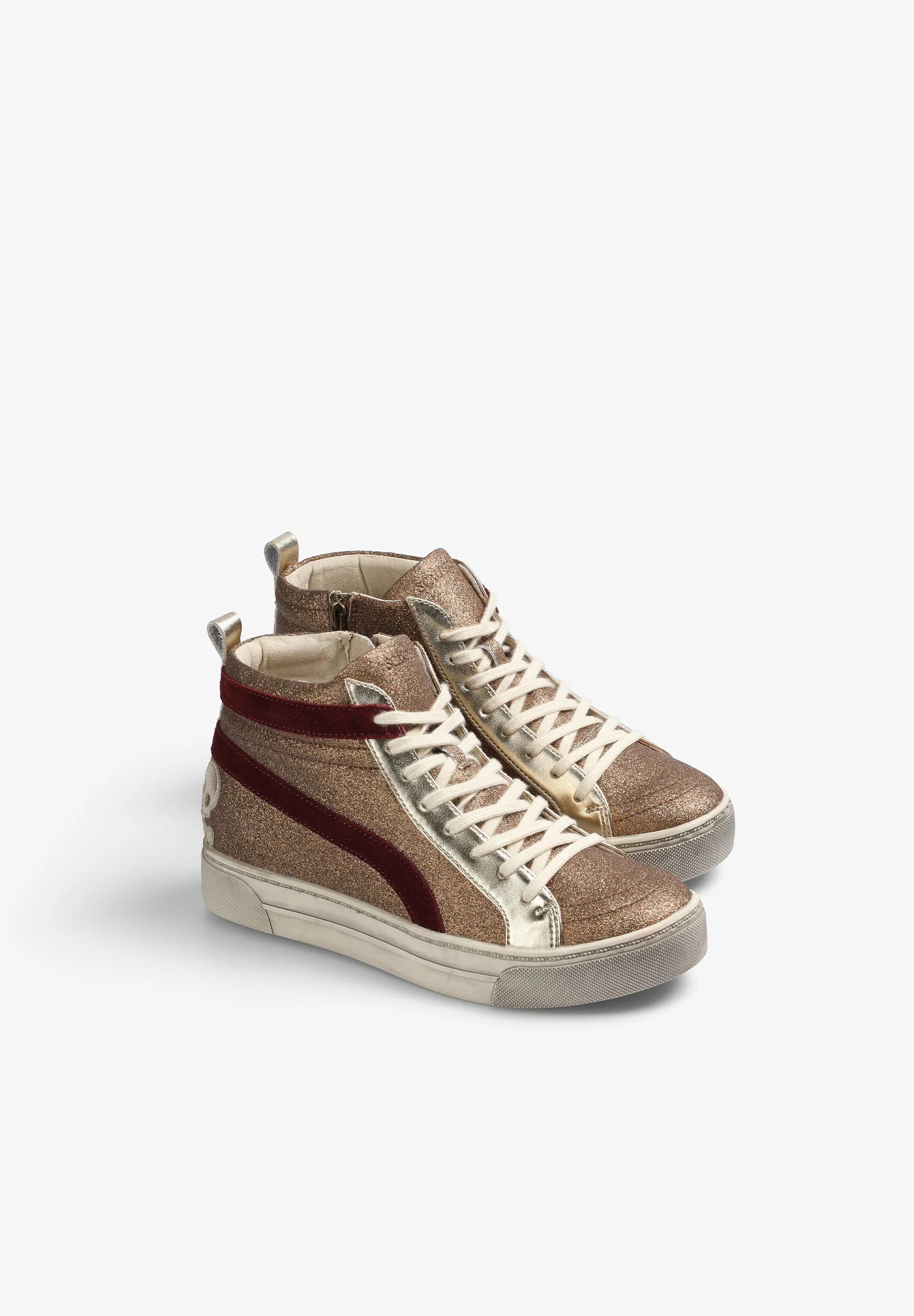 SNEAKERS BOTAS ALTAS TACHUELAS - Image 3