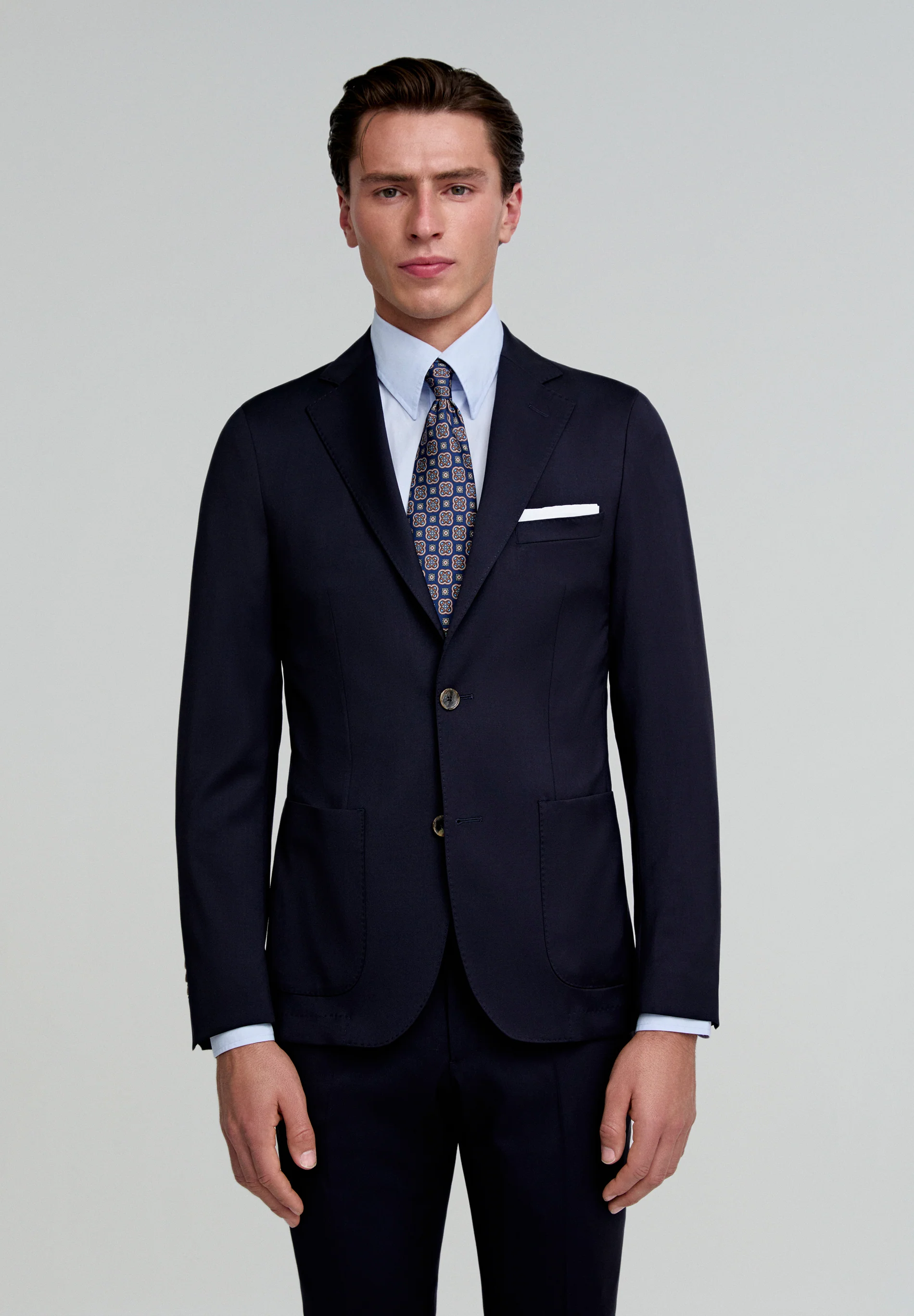 TRAJE CLÁSICO LANA AZUL - Image 2