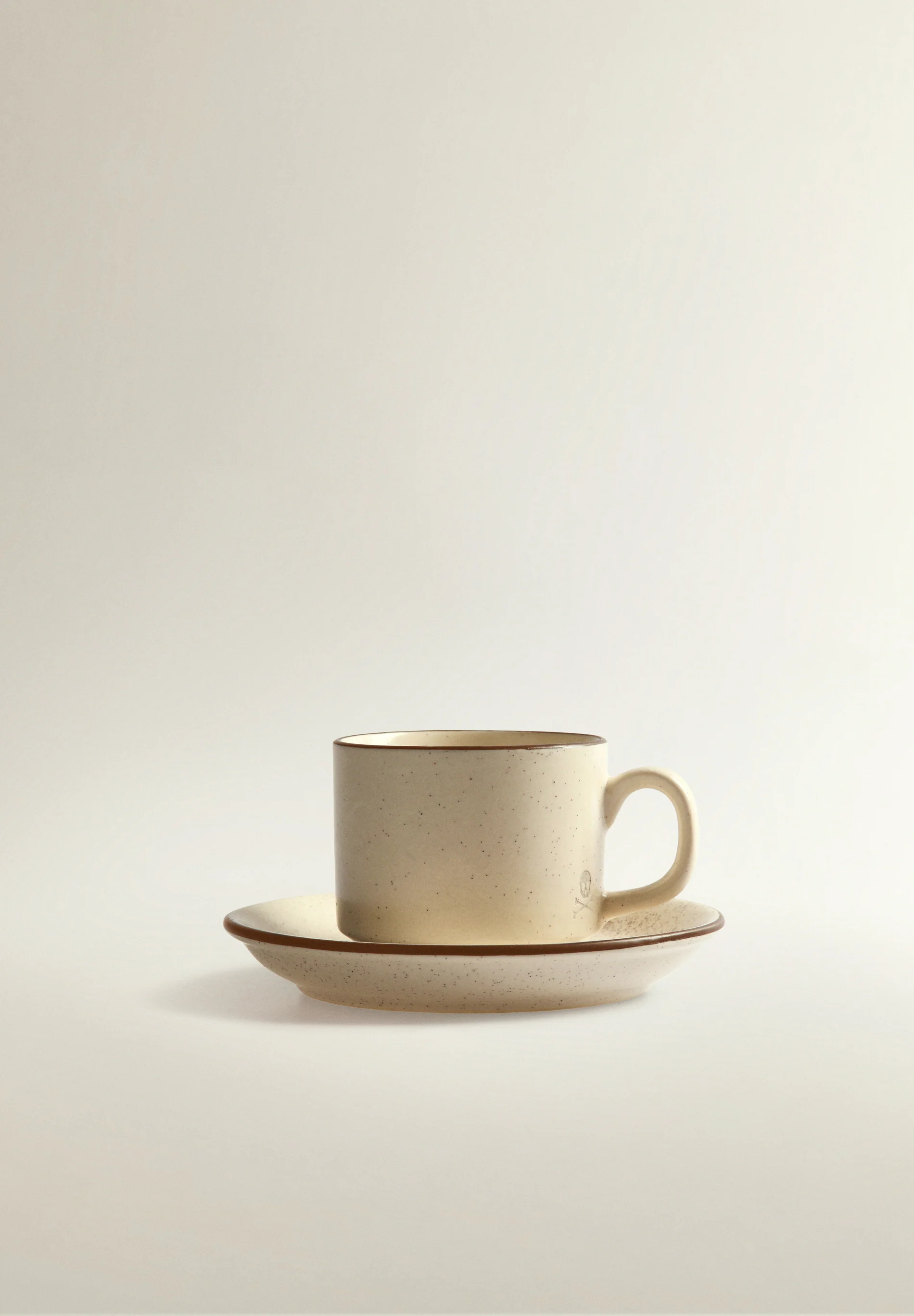 PLATO TAZA CAFÉ CERÁMICA FILO - Image 4