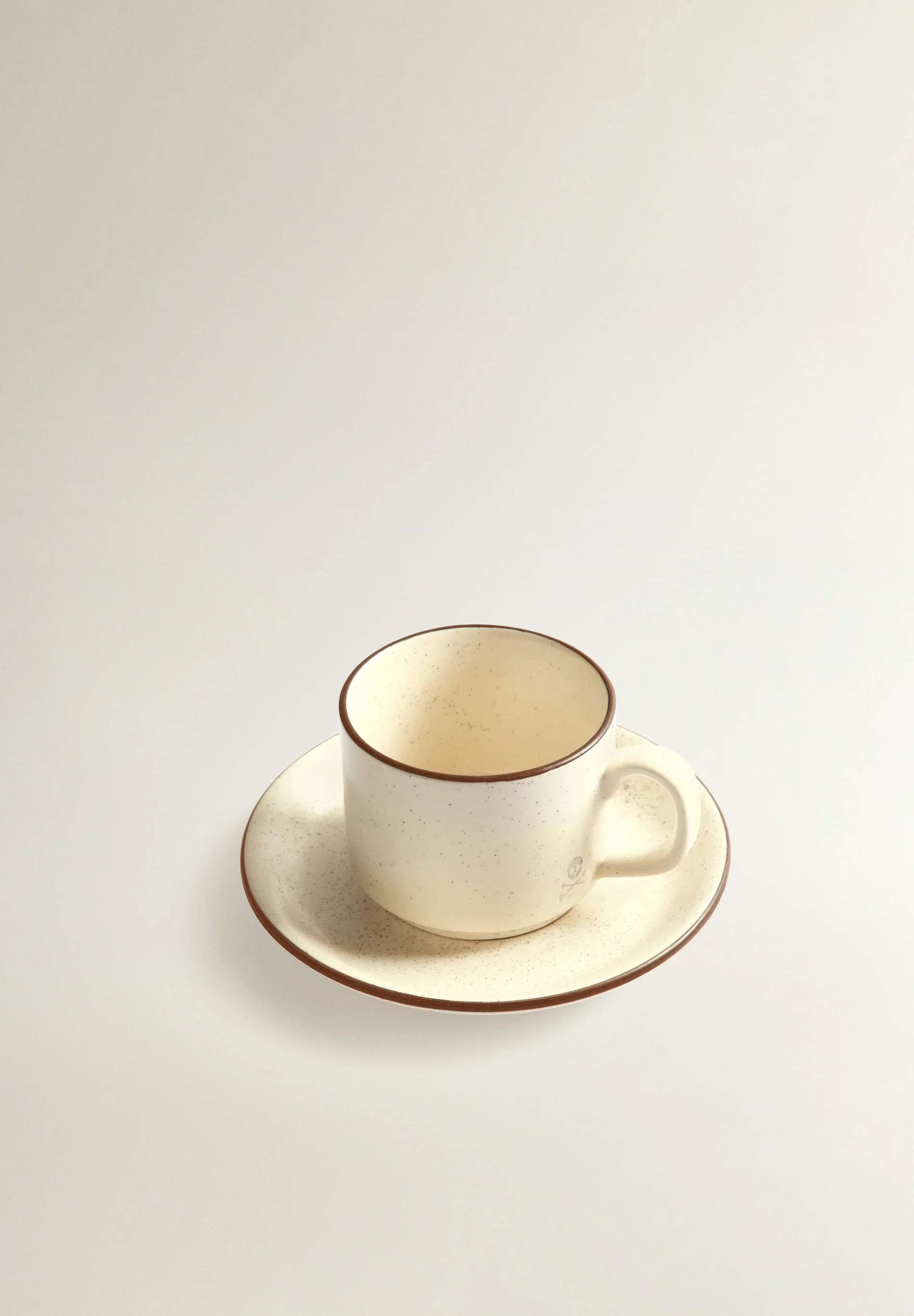 PLATO TAZA CAFÉ CERÁMICA FILO - Image 5
