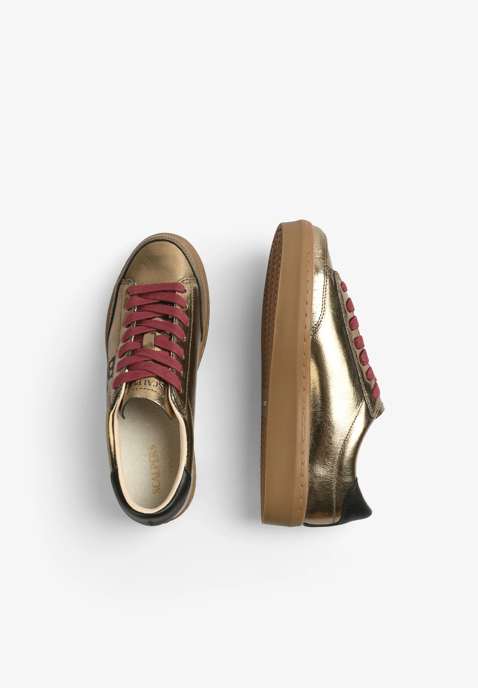 SNEAKERS METALIZADA SUELA PLATAFORMA - Image 9
