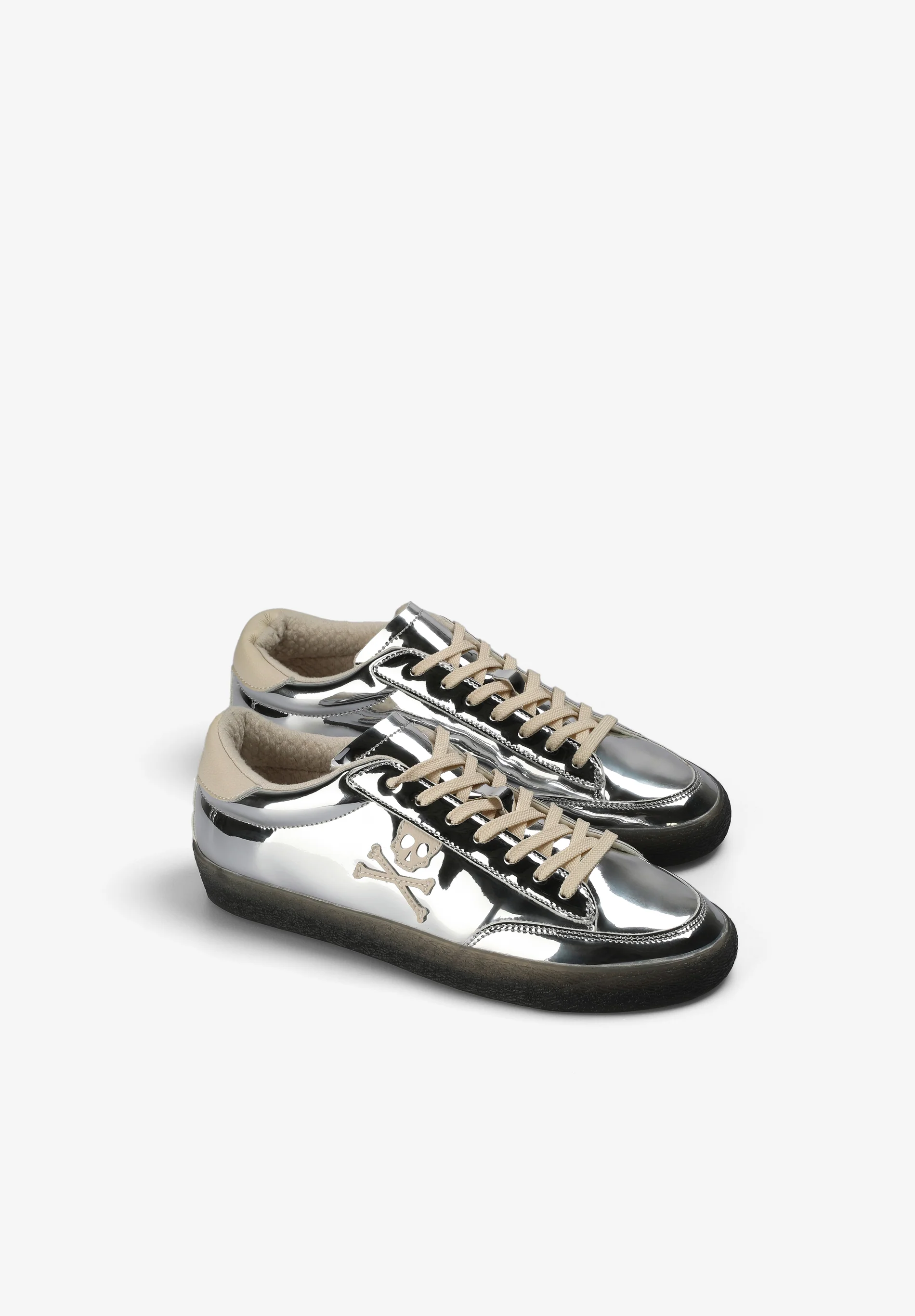SNEAKERS METALIZADAS CALAVERA - Image 3
