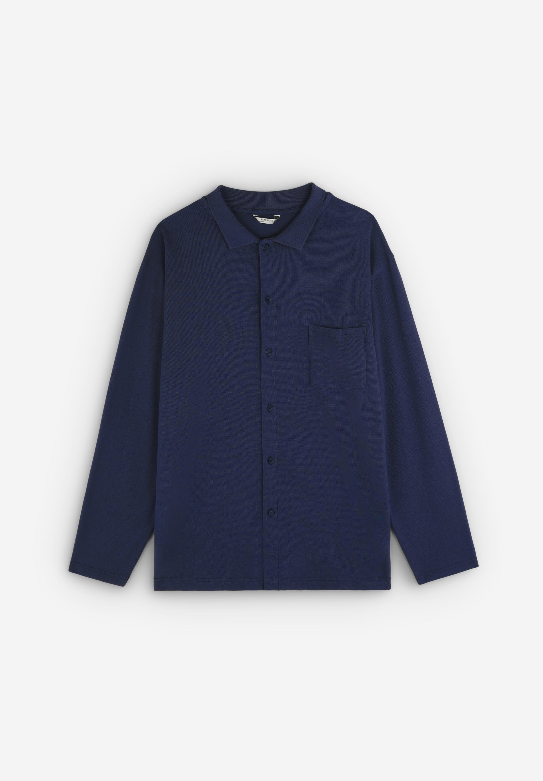 CARDIGAN PIQUÉ ESTILO POLO