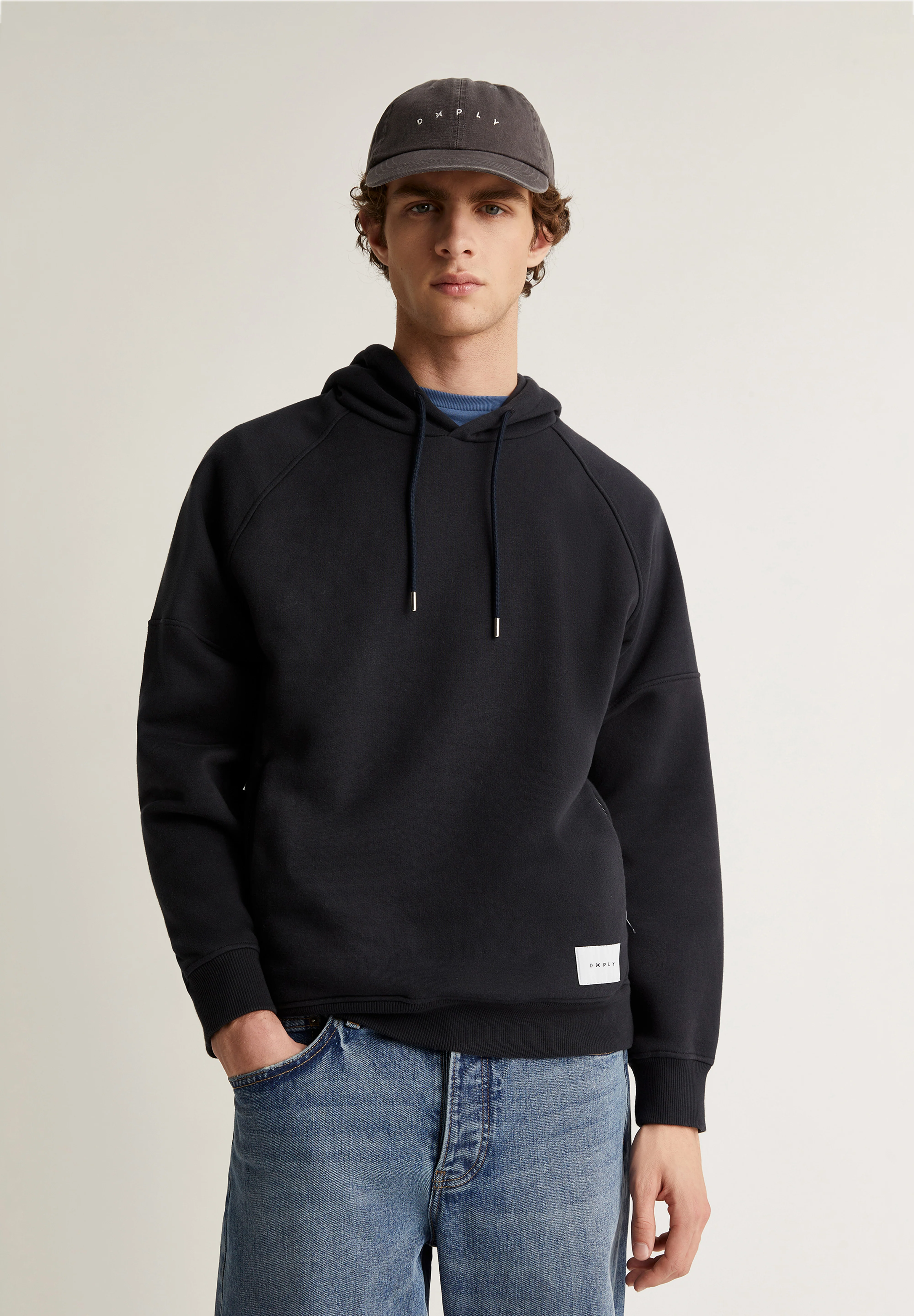 DEEPLY | SUDADERA BOLSILLOS CAPUCHA - Image 3
