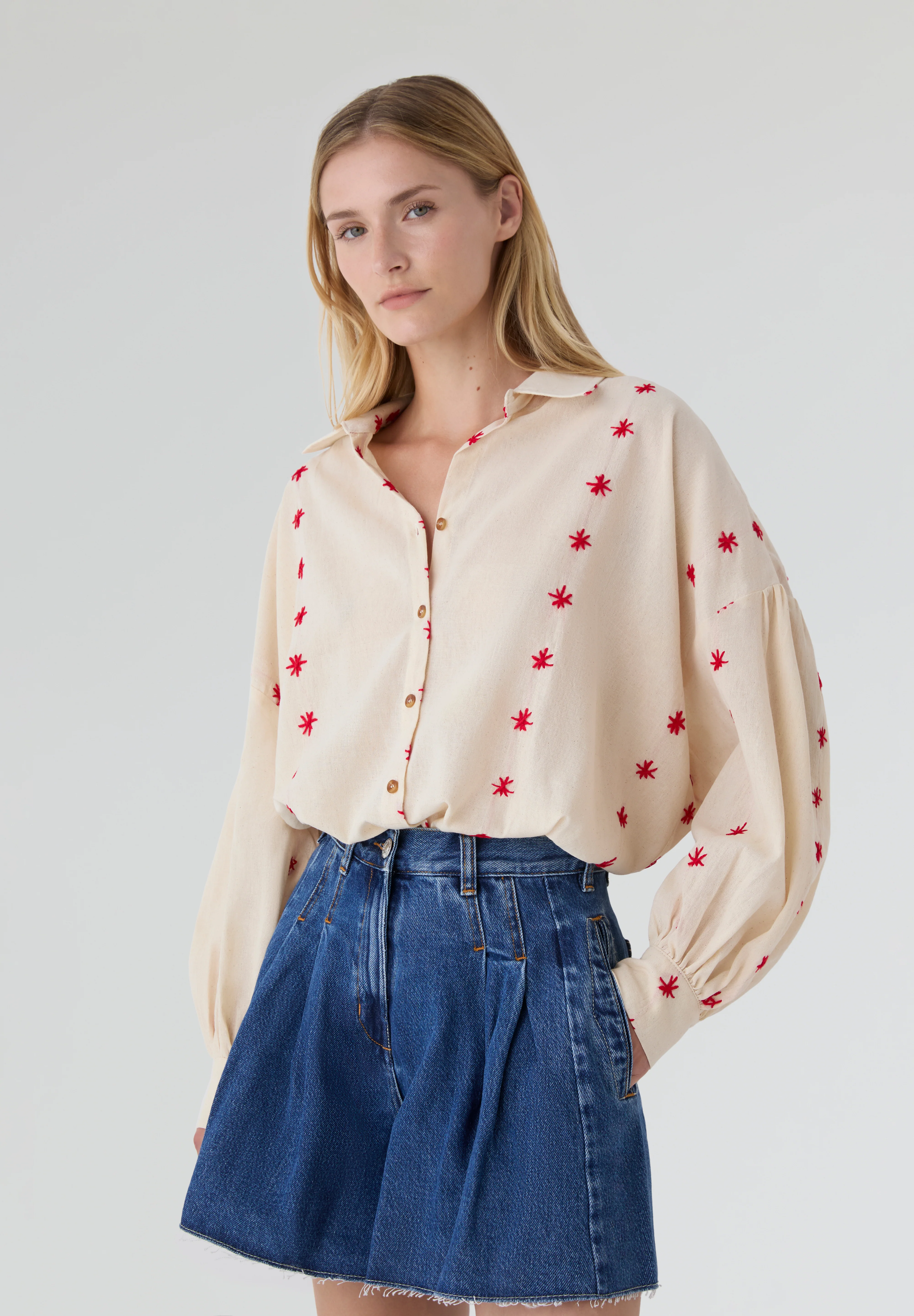 ENAGUAS | BLUSA MALI ROJA - Image 3