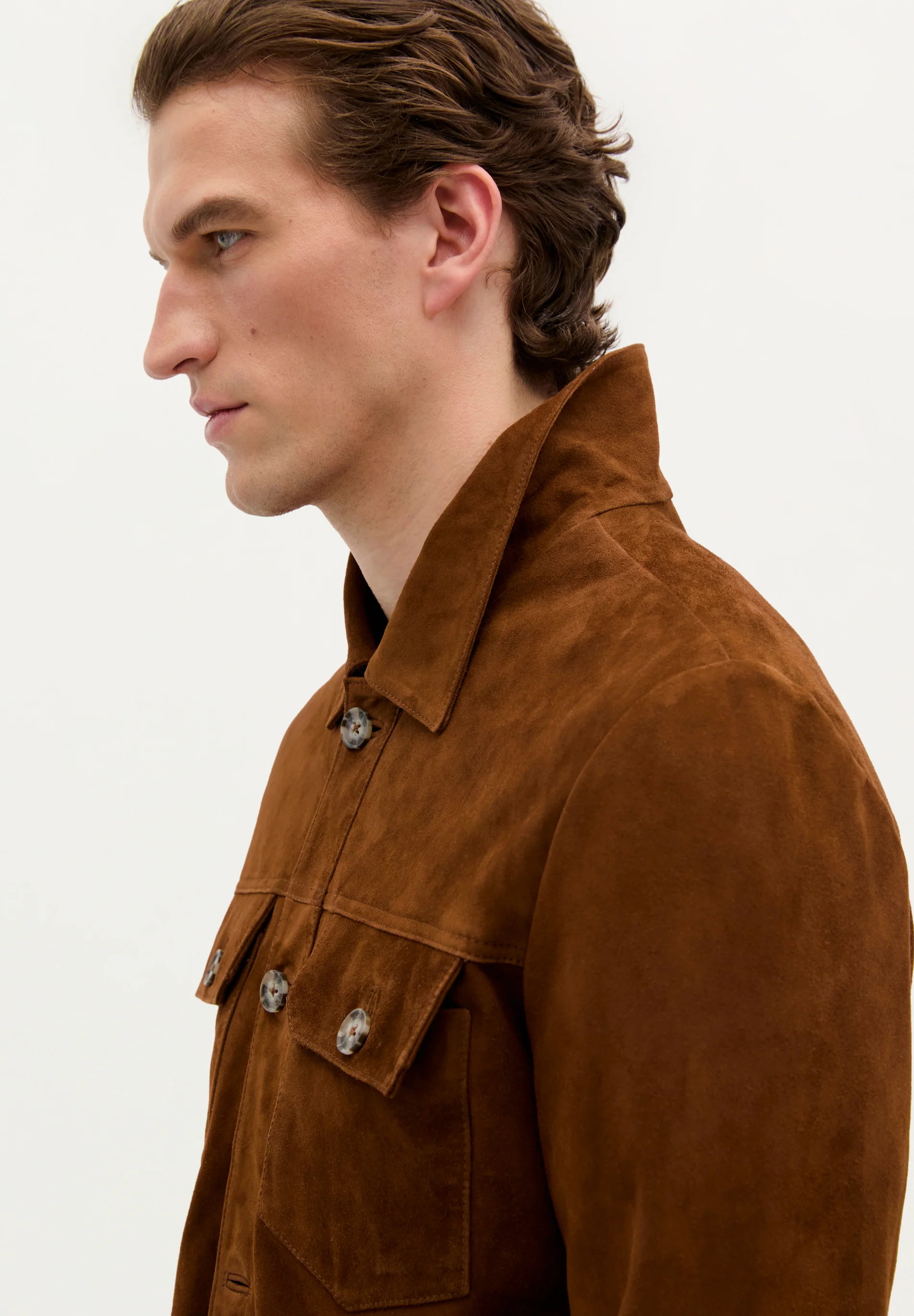 CHAQUETA PIEL BOTONES - Image 4