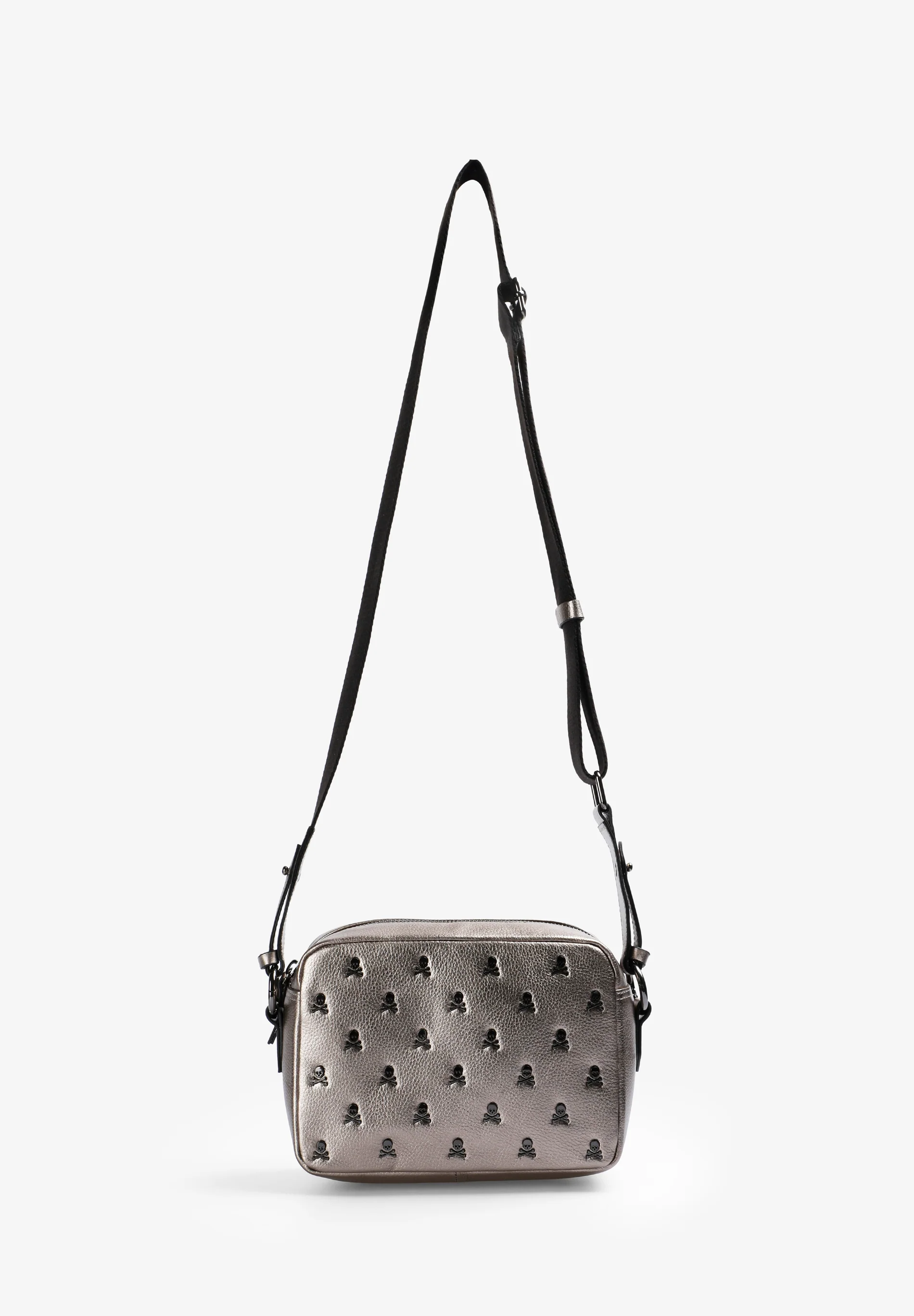 BOLSO PIEL BANDOLERA CALAVERAS ALL OVER - Image 5