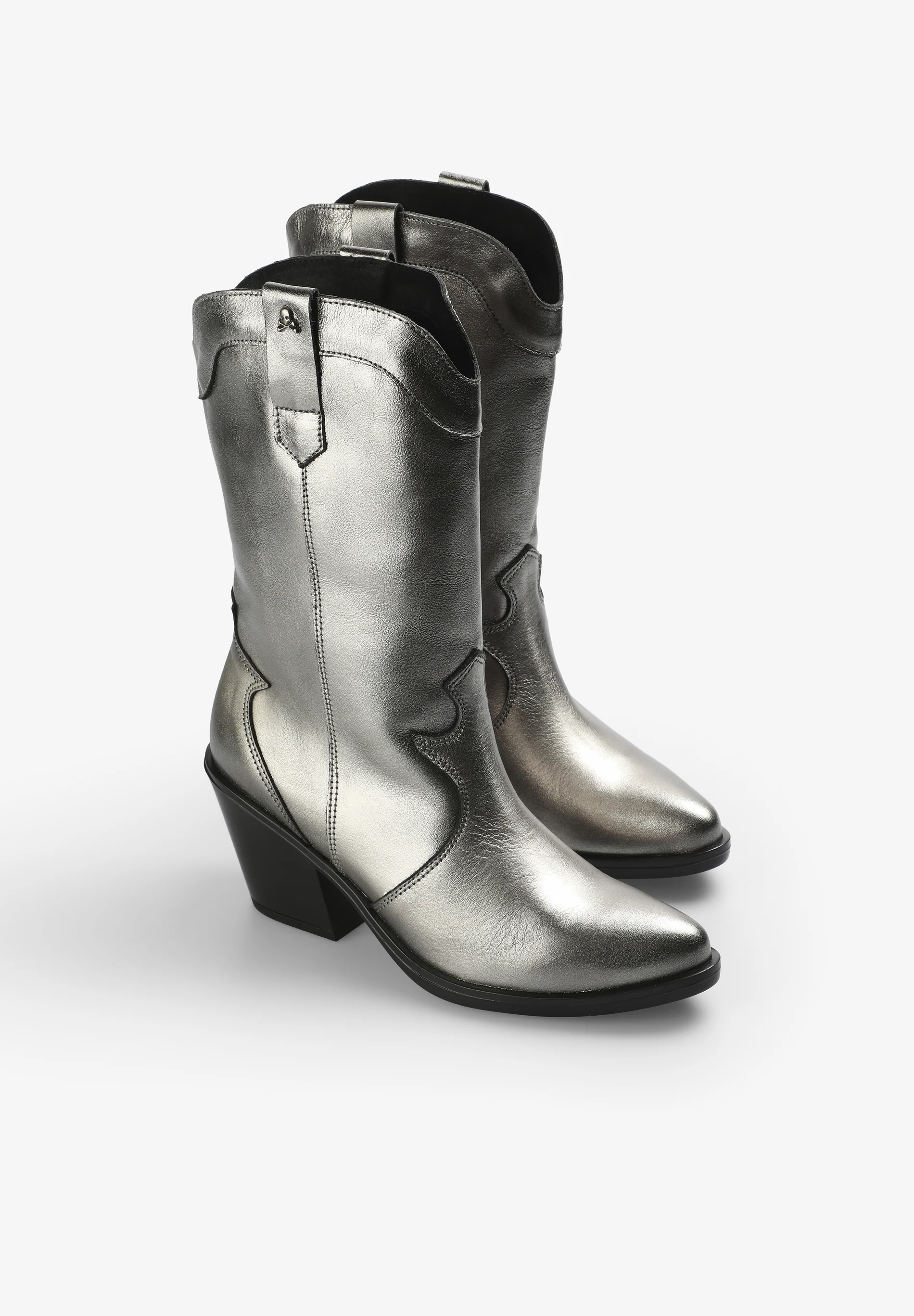 BOTAS PIEL COWBOY METALIZADAS - Image 2