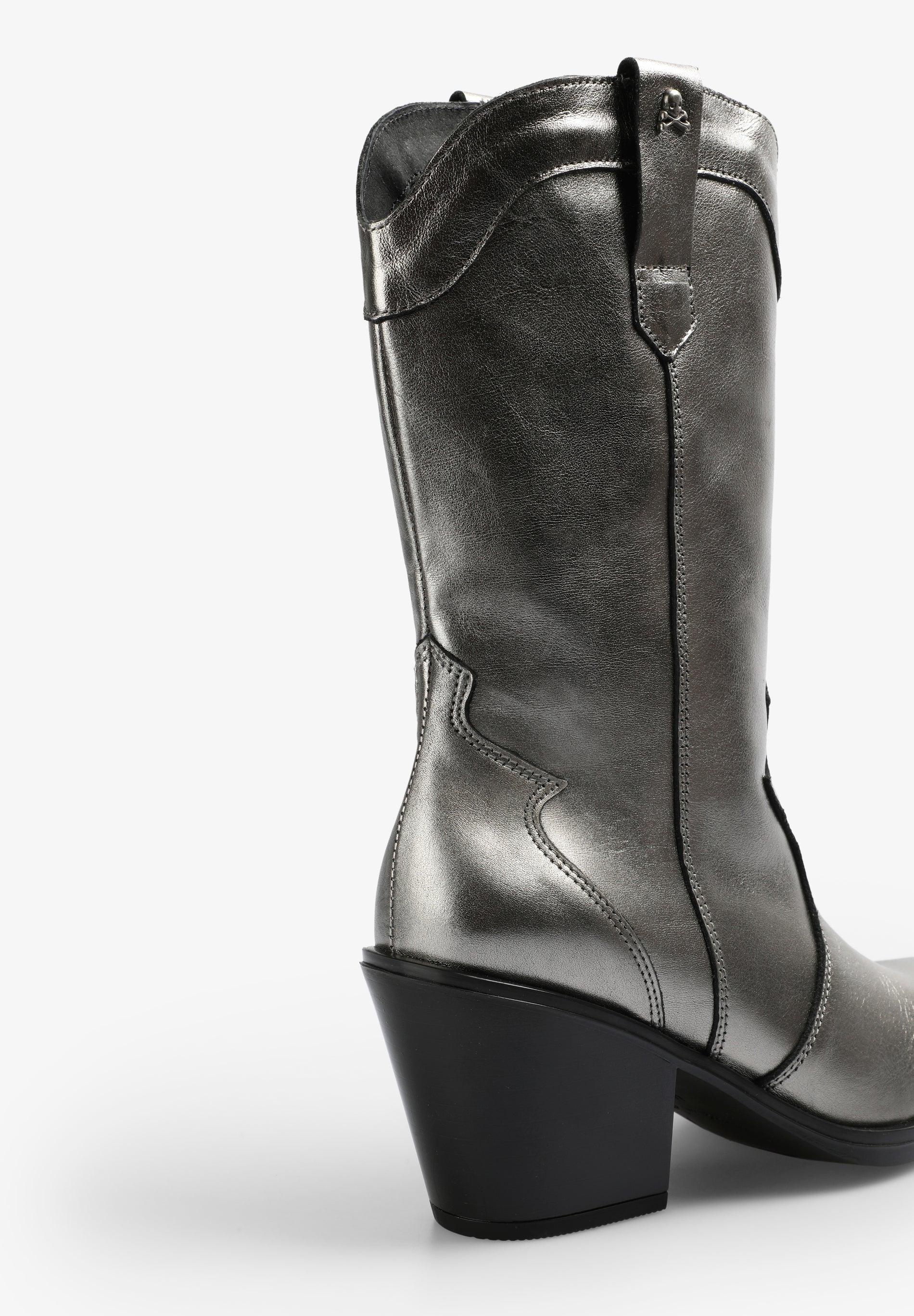 BOTAS PIEL COWBOY METALIZADAS - Image 3