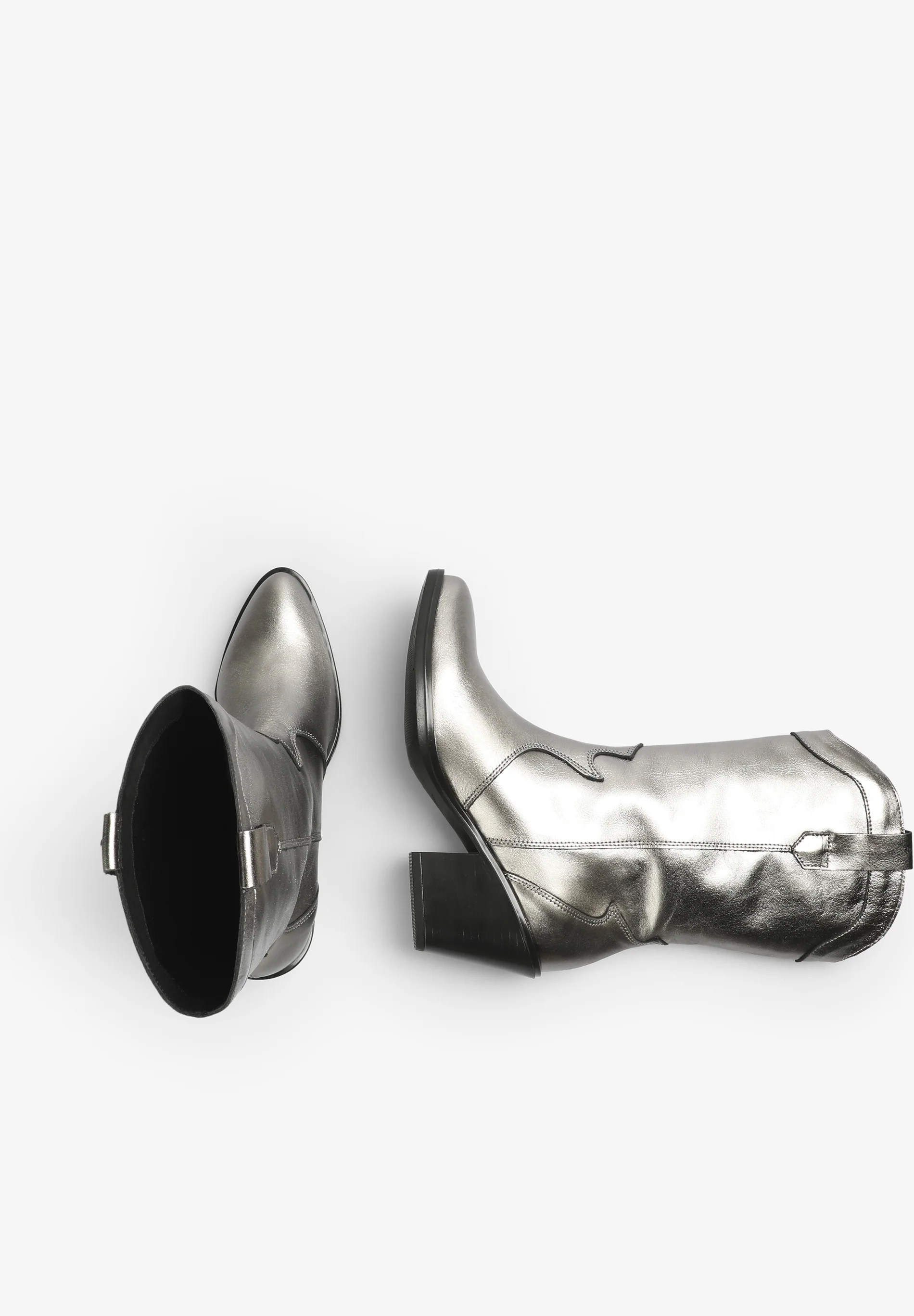 BOTAS PIEL COWBOY METALIZADAS - Image 4