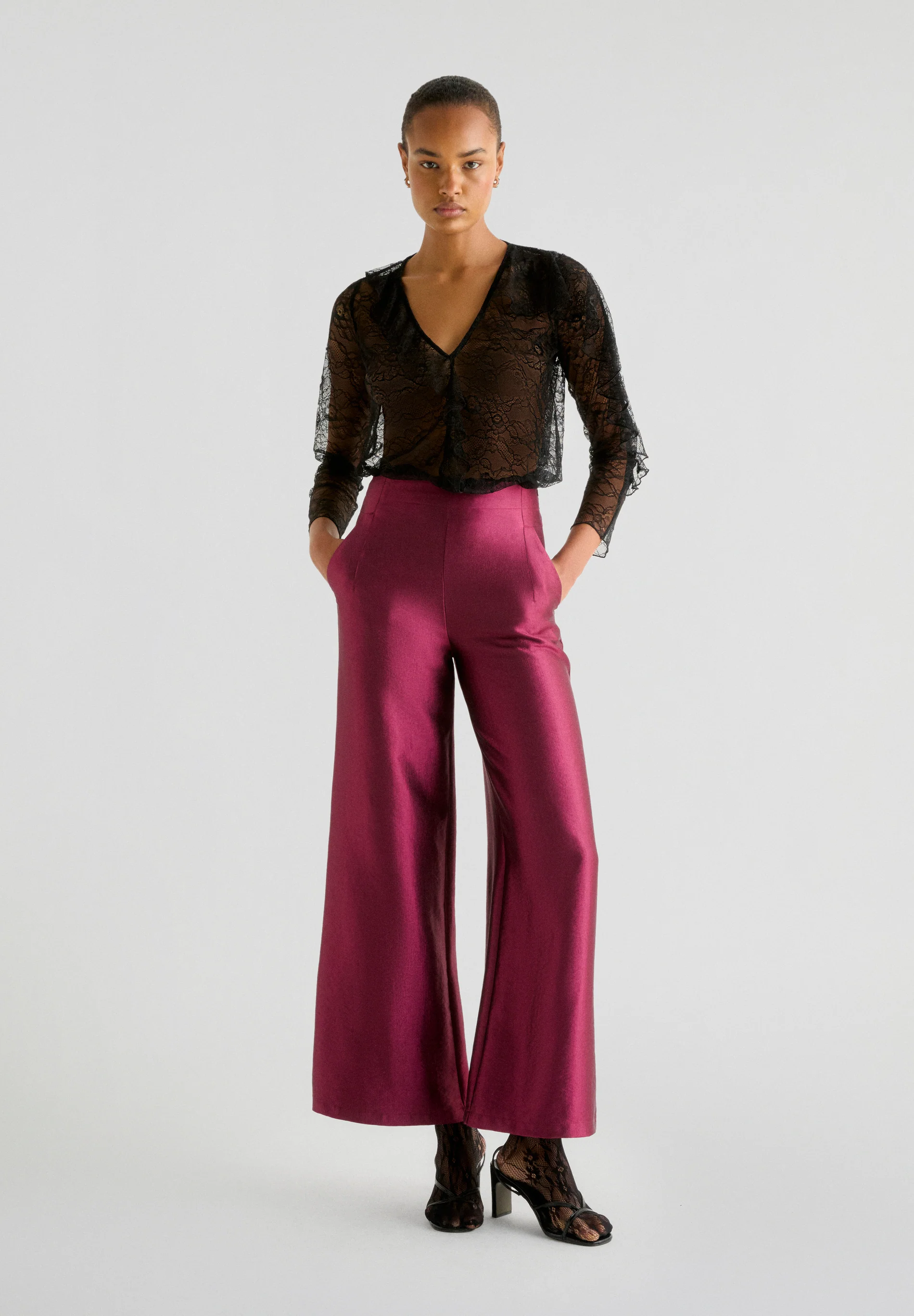 PANTALÓN SATINADO CULOTTE - Image 2