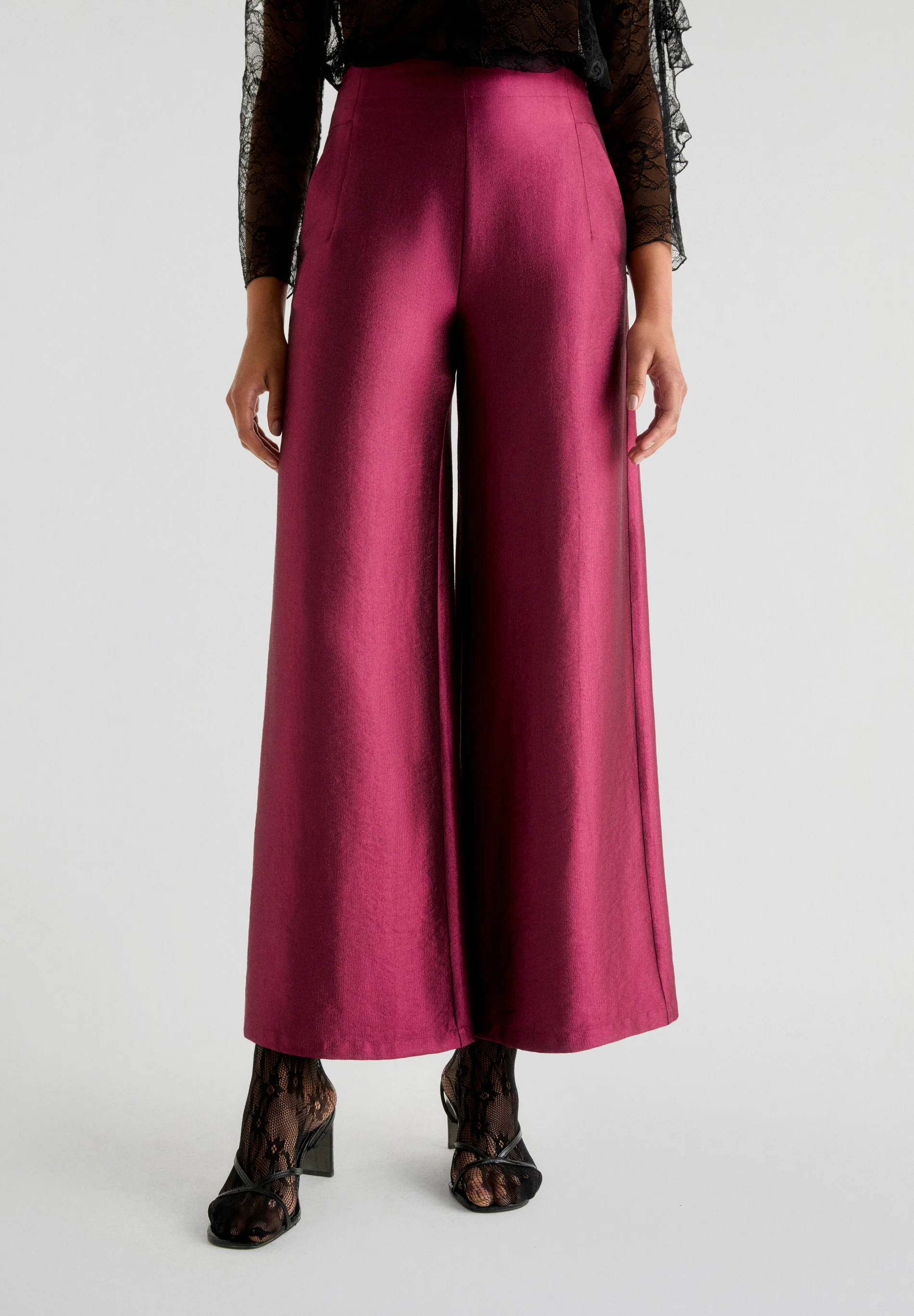 PANTALÓN SATINADO CULOTTE - Image 3