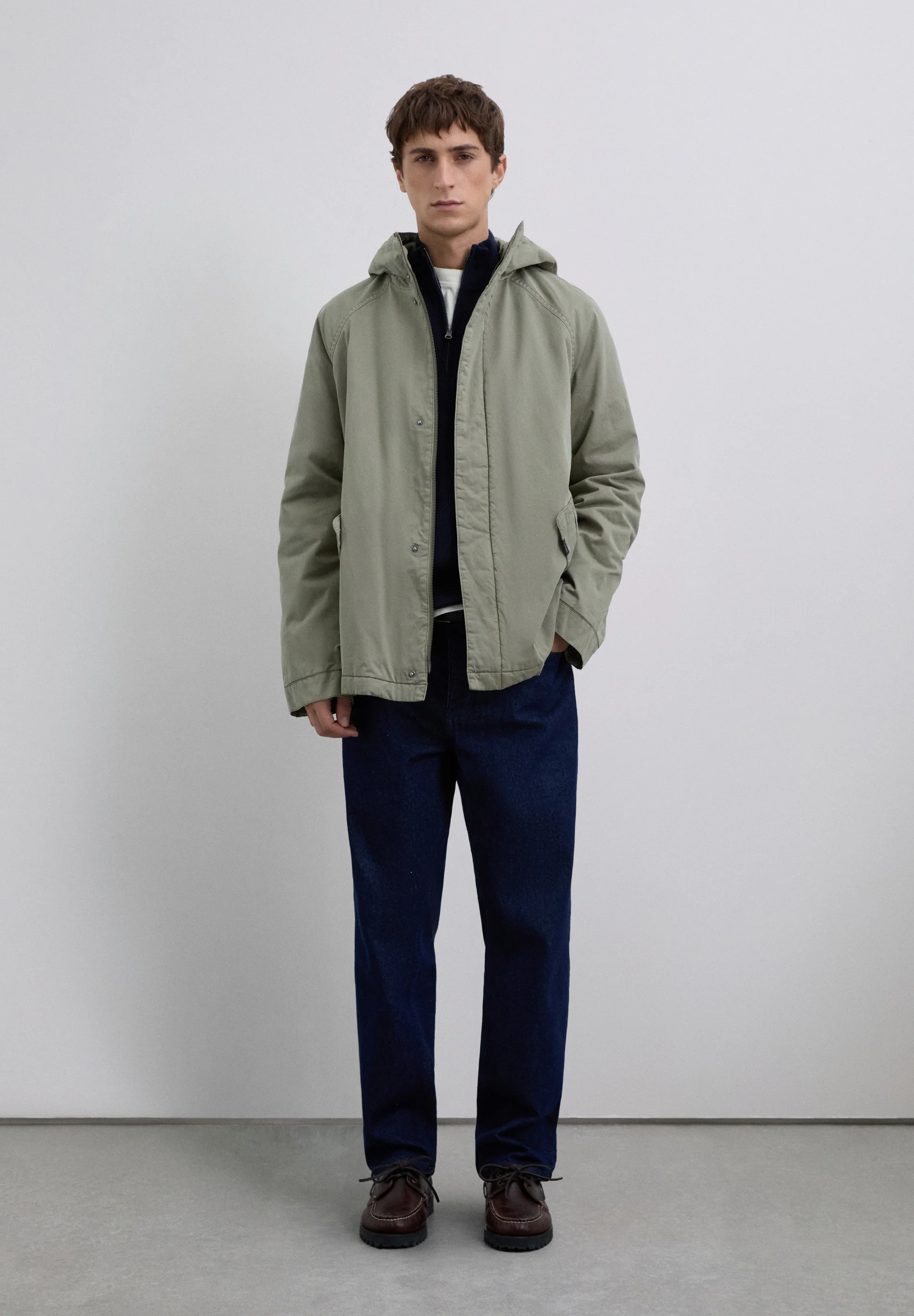 PARKA CAPUCHA ALGODÓN