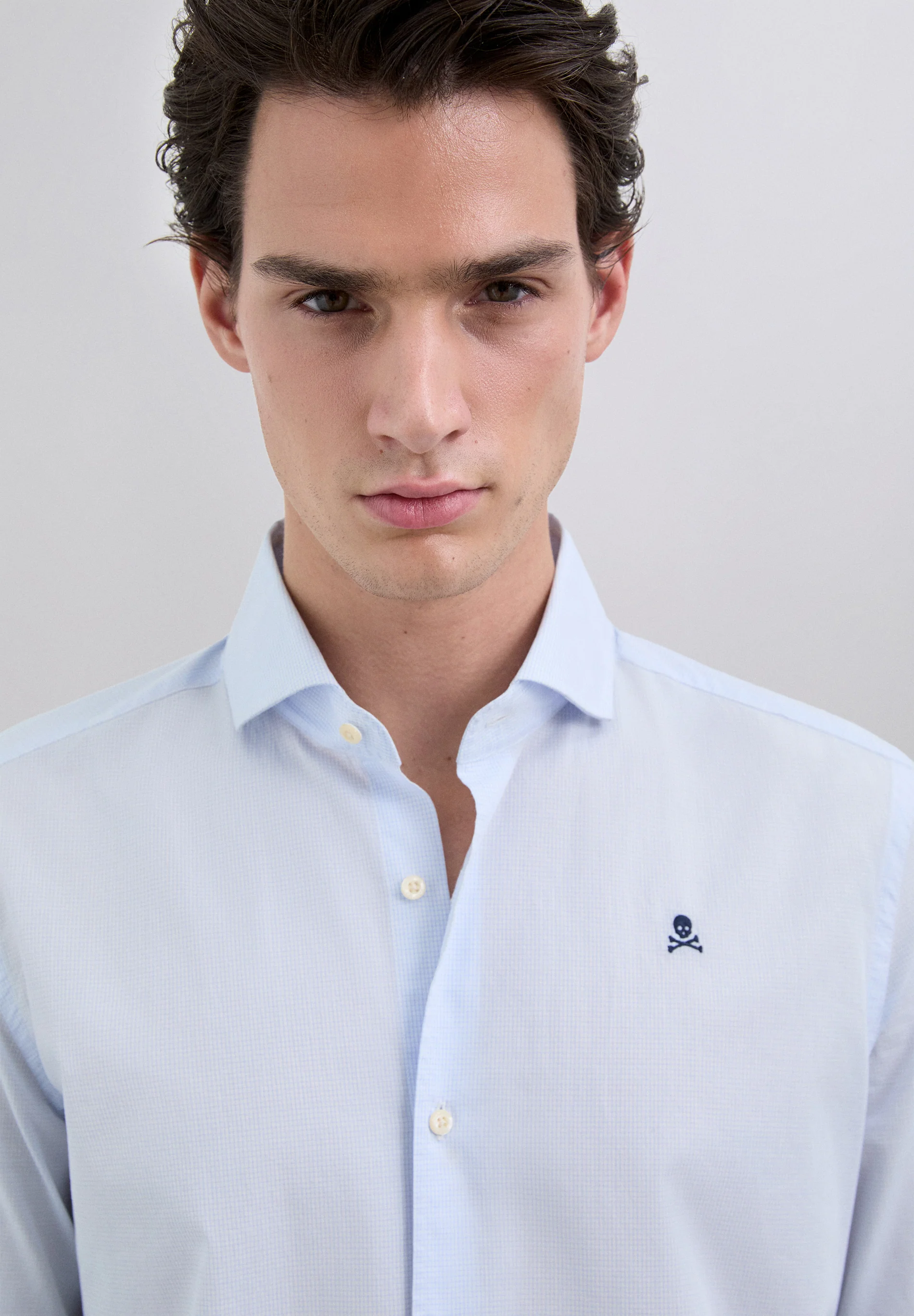 CAMISA CALAVERA BORDADA - Image 2