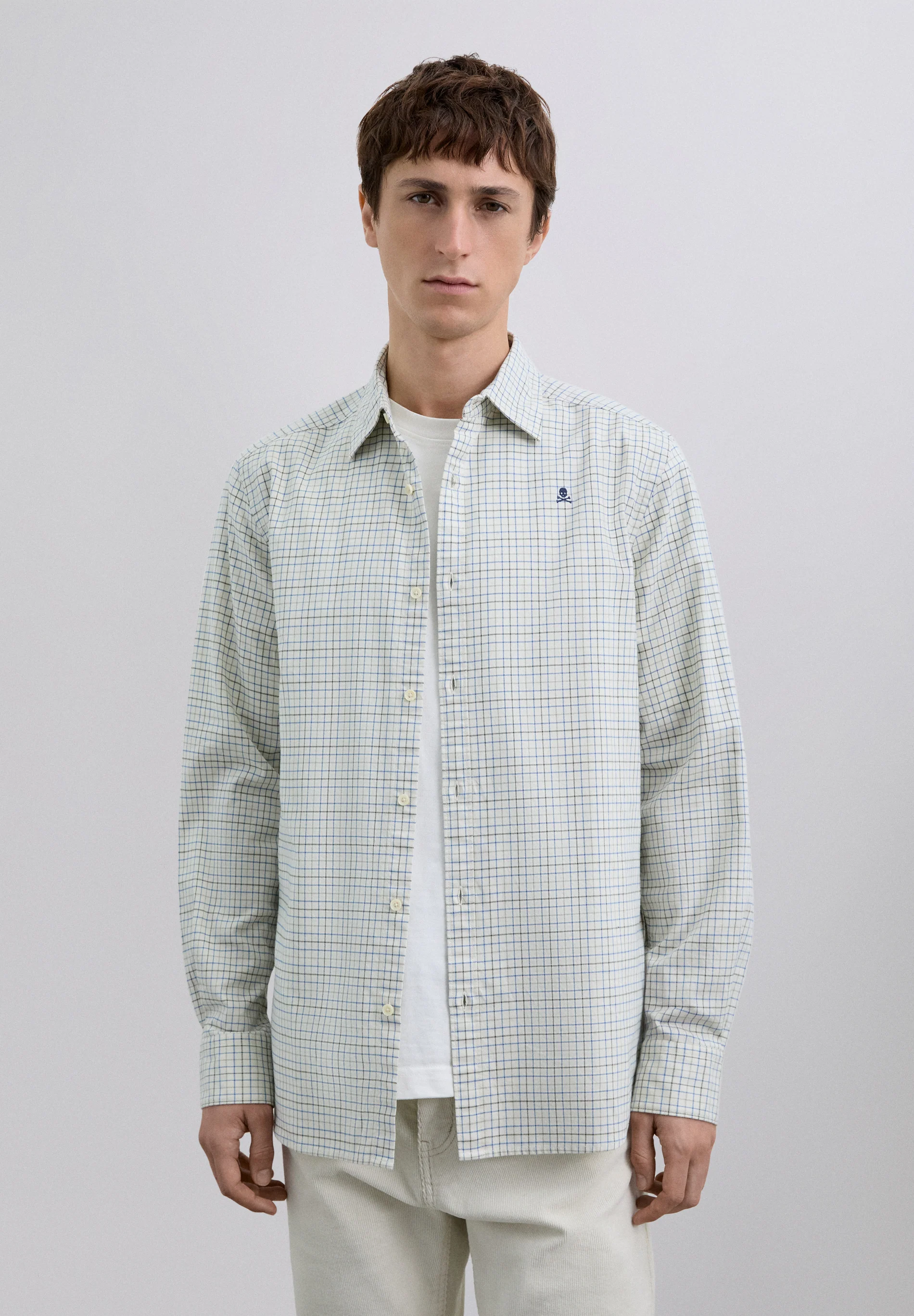 CAMISA ESTAMPADA CUADROS