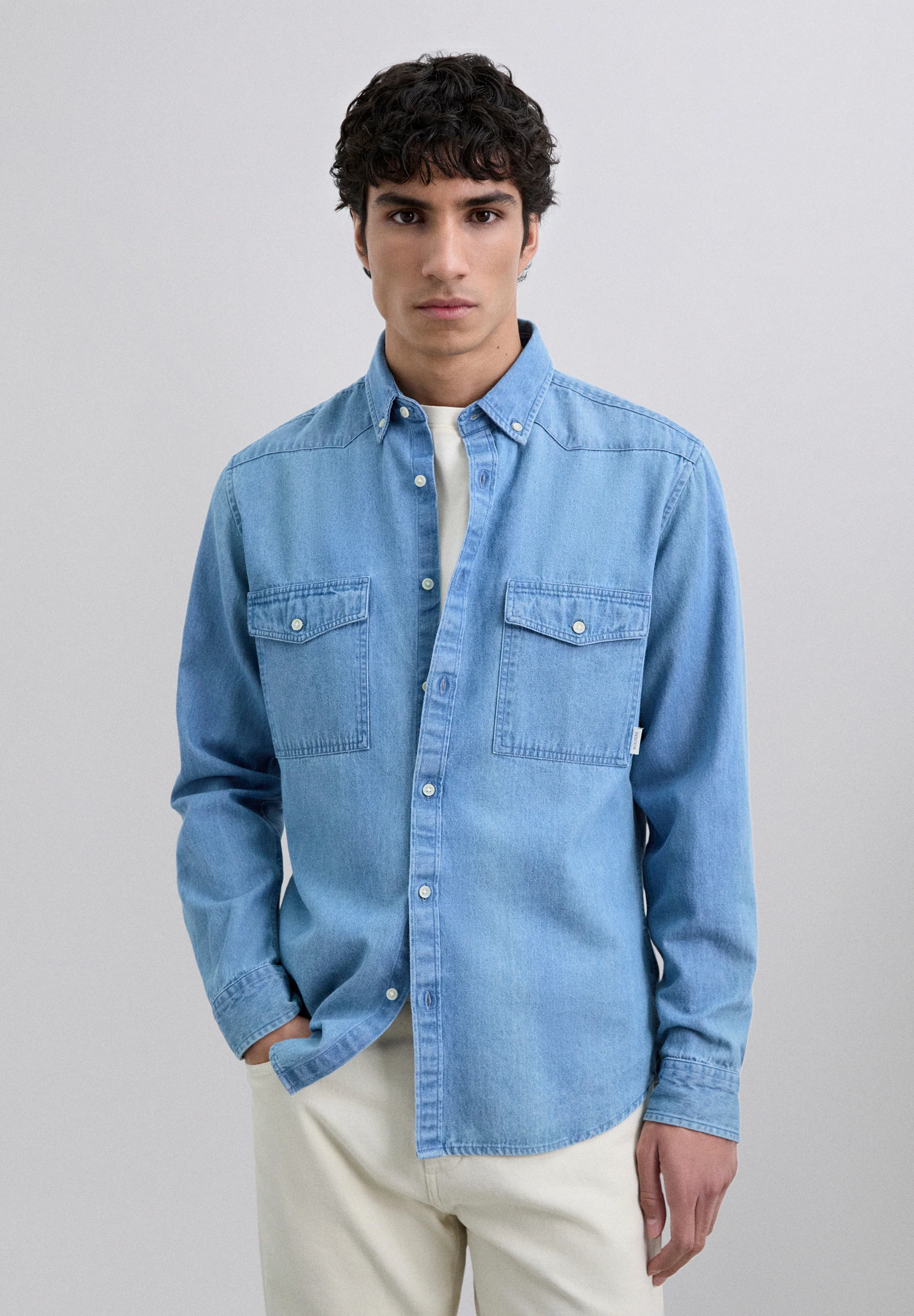 CAMISA DENIM ALGODÓN