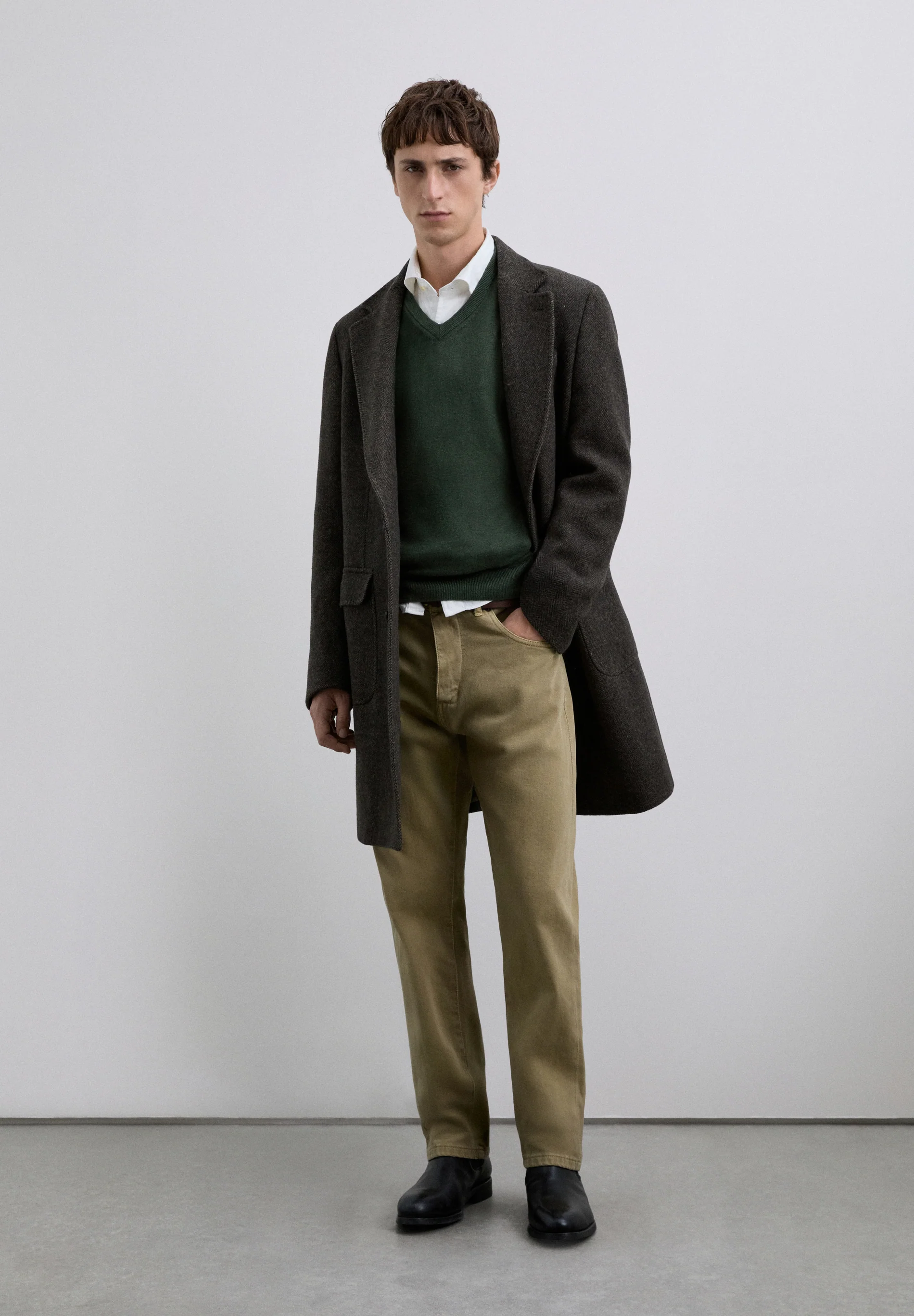 JERSEY CUELLO PICO CON CASHMERE - Image 4