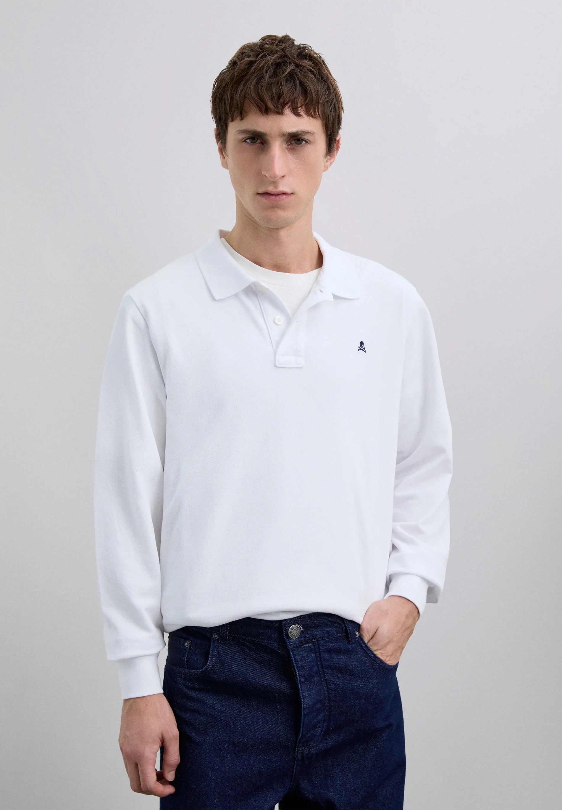 POLO MANGA LARGA ALGODÓN