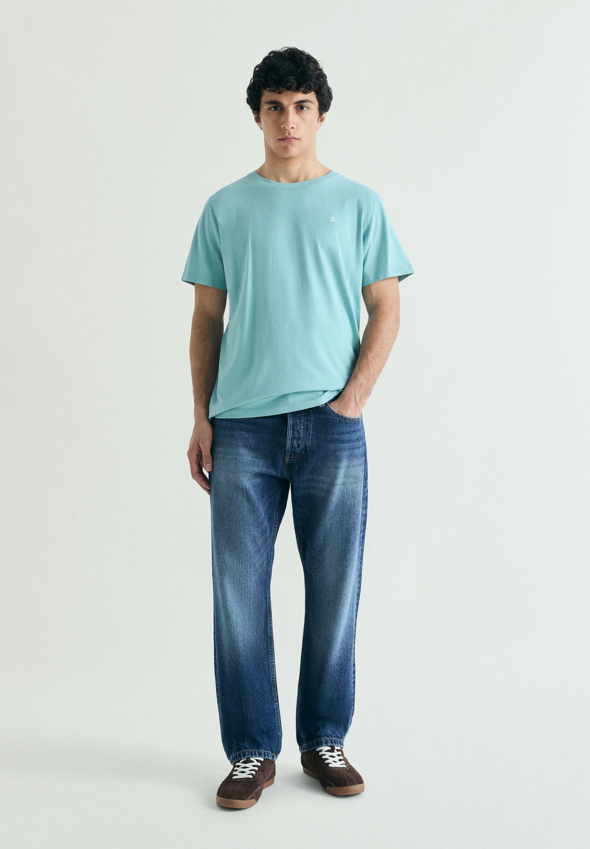 CAMISETA BORDADA EFECTO WASHED - Image 2