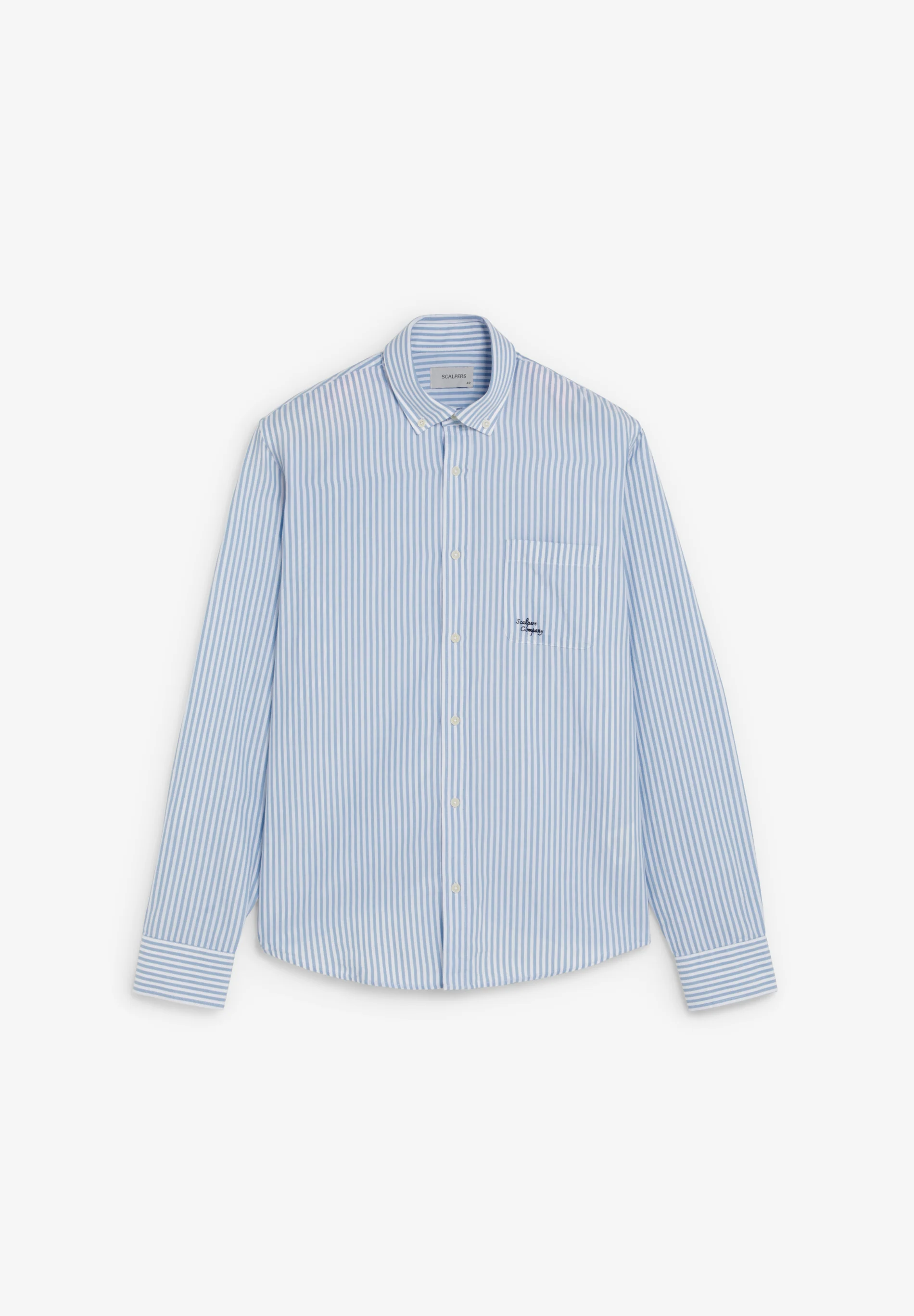 CAMISA RAYAS LOGO BORDADO