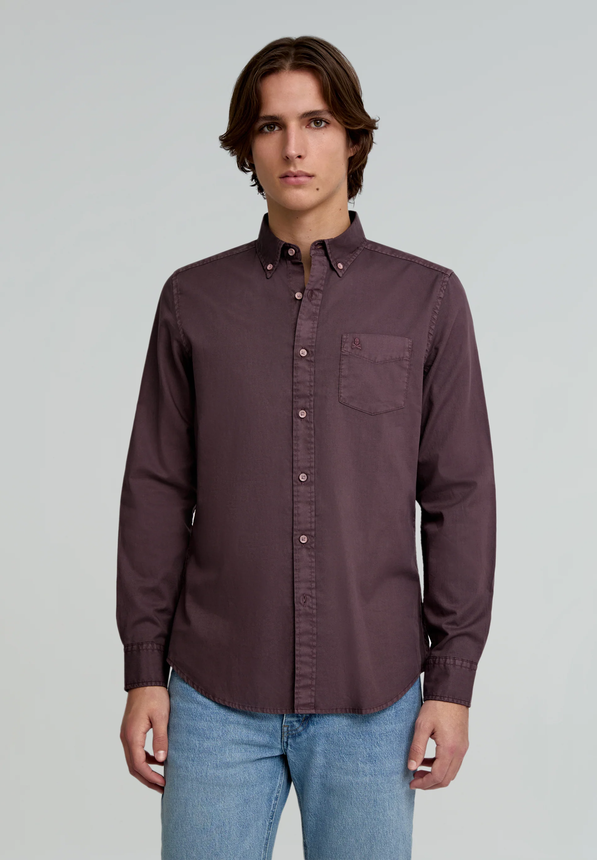 CAMISA ALGODÓN CUELLO BOTONES - Image 3