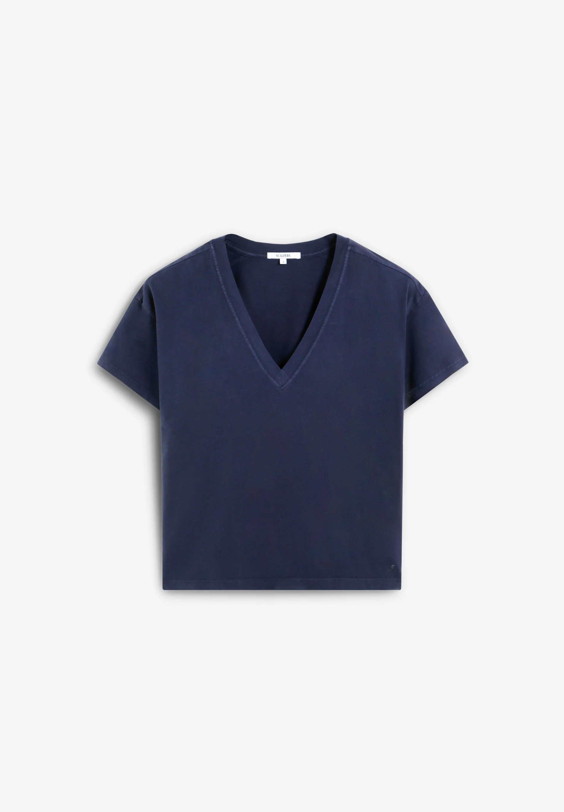 CAMISETA BÁSICA CUELLO PICO - Image 7