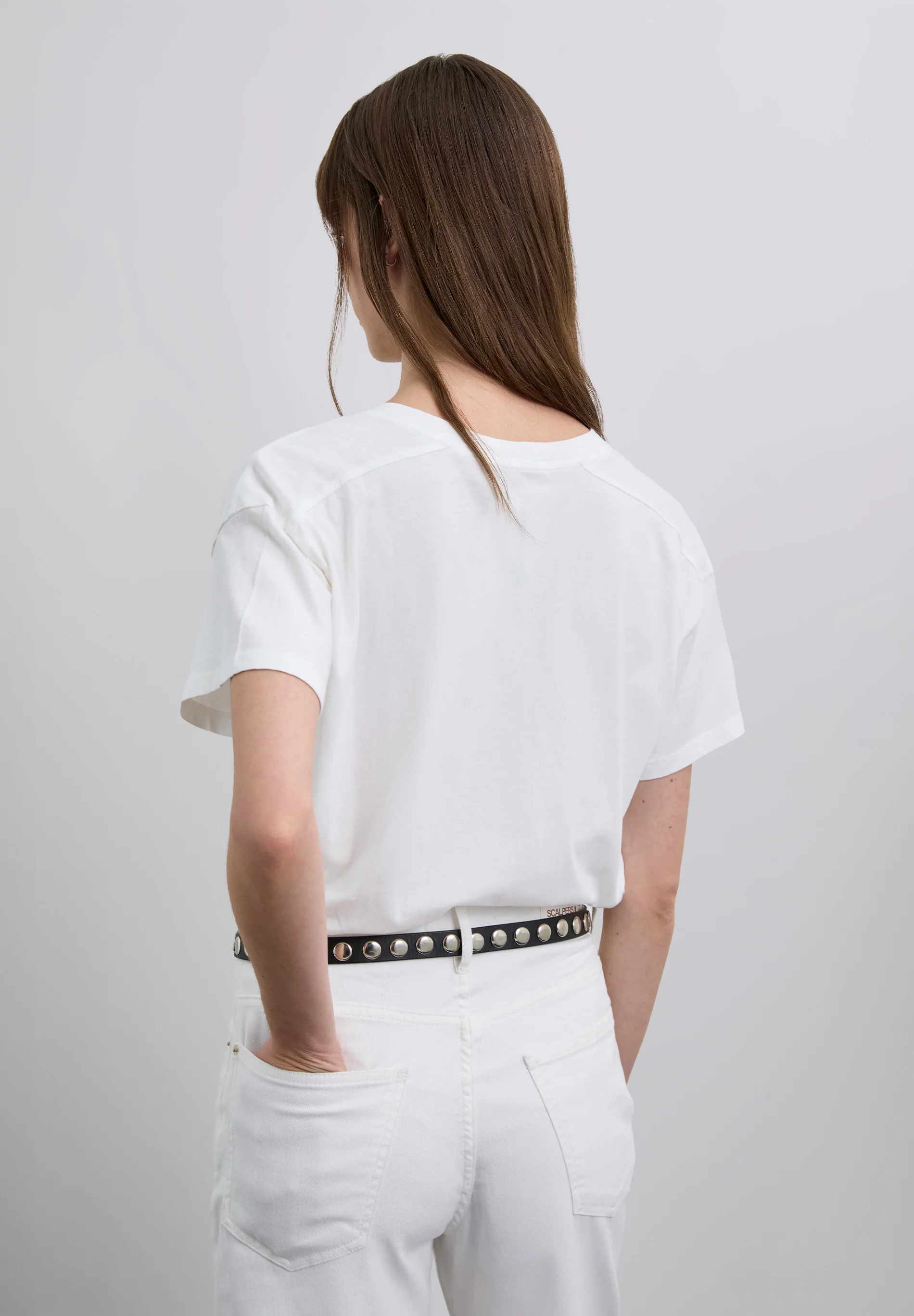 CAMISETA BÁSICA CUELLO PICO - Image 3