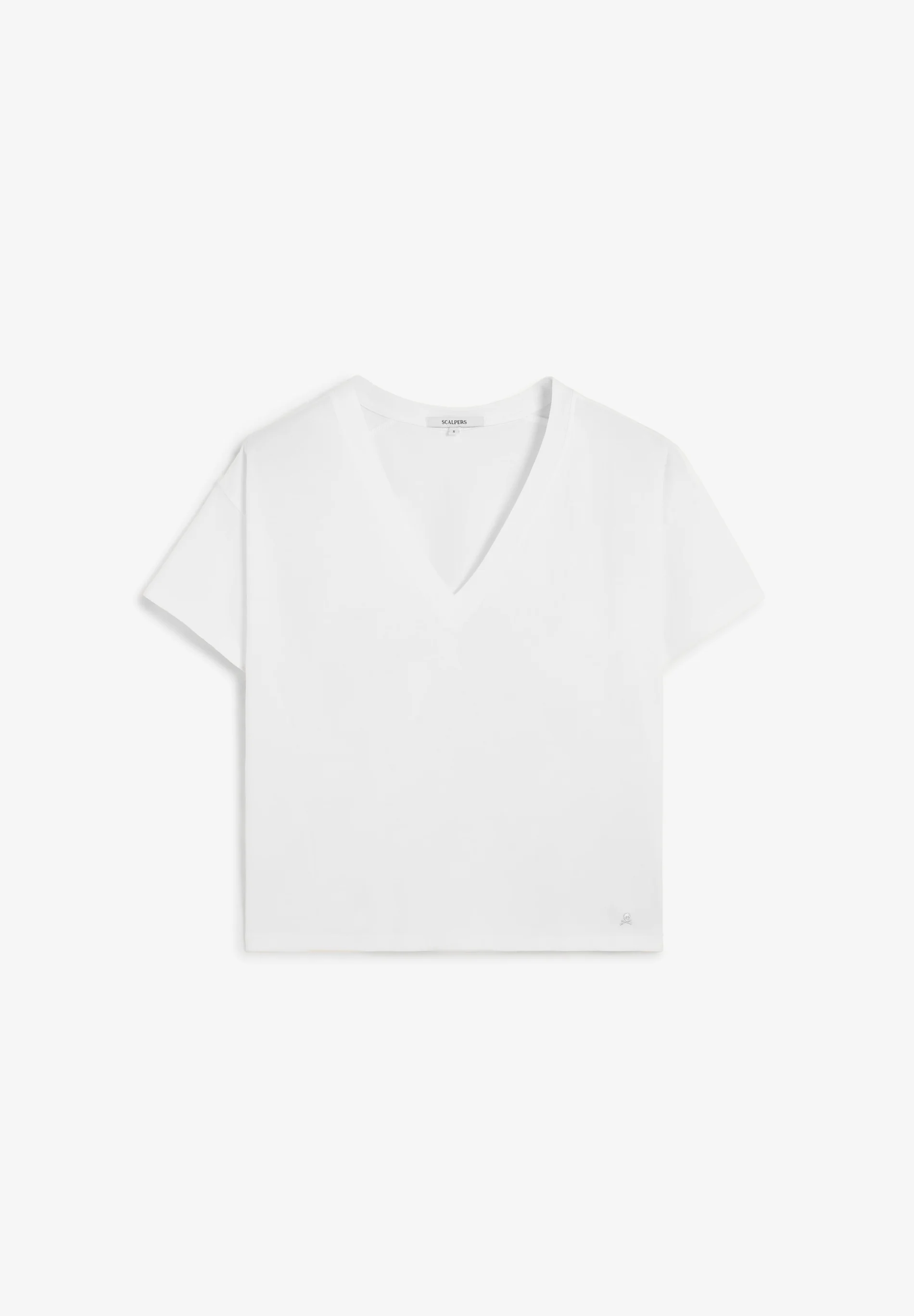 CAMISETA BÁSICA CUELLO PICO - Image 5