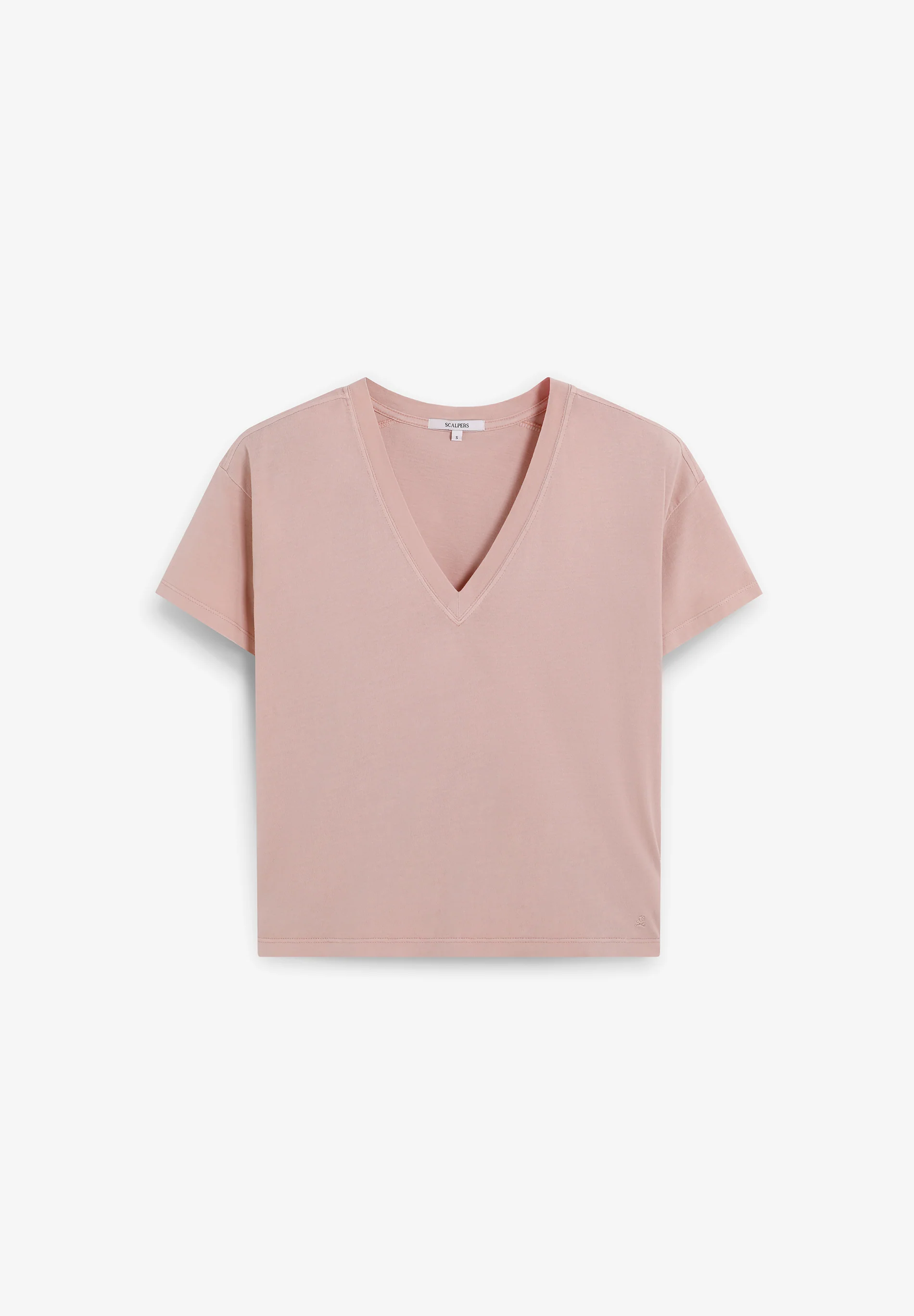 CAMISETA BÁSICA CUELLO PICO - Image 5