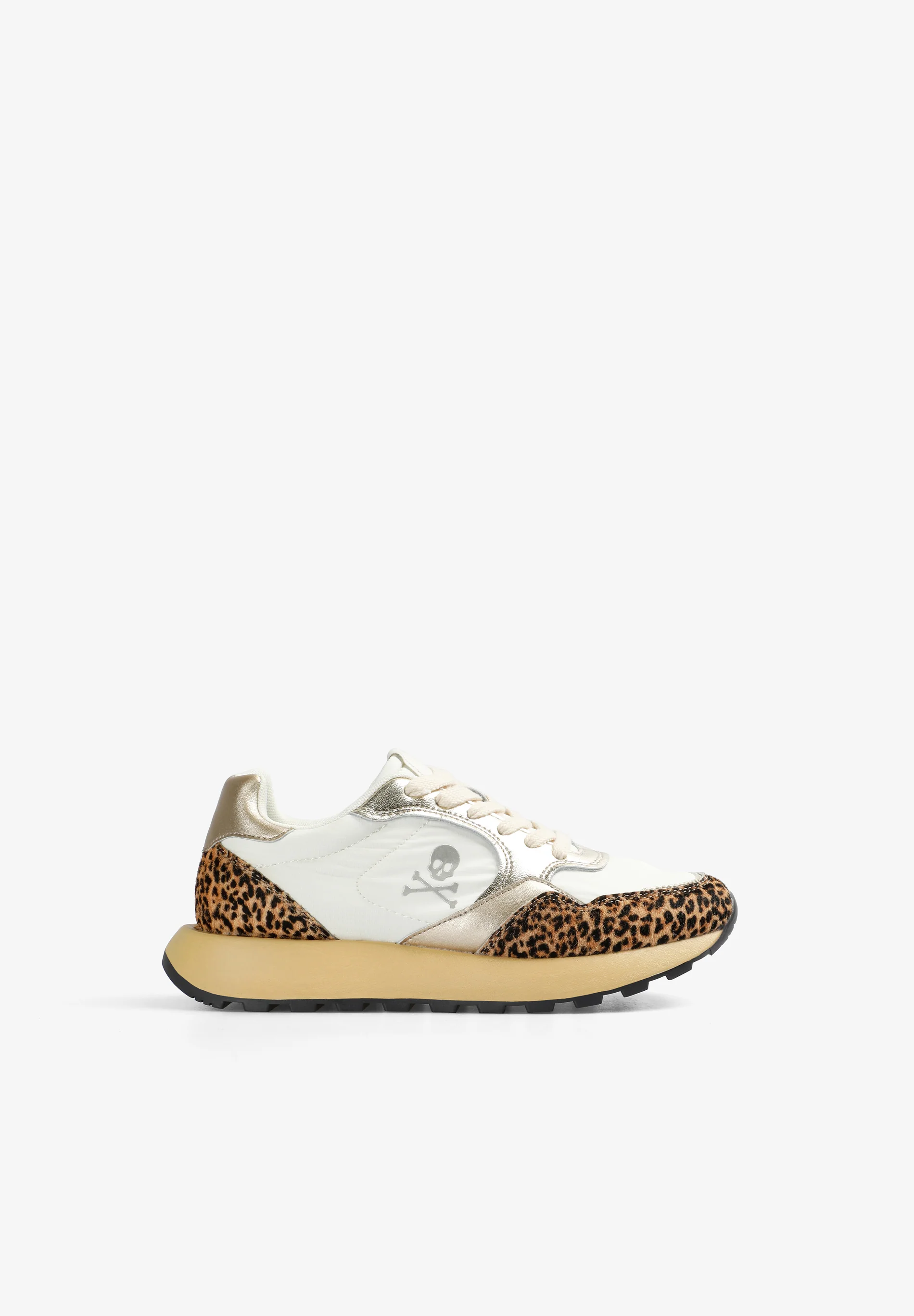 SNEAKERS METALIZADAS ANIMAL PRINT