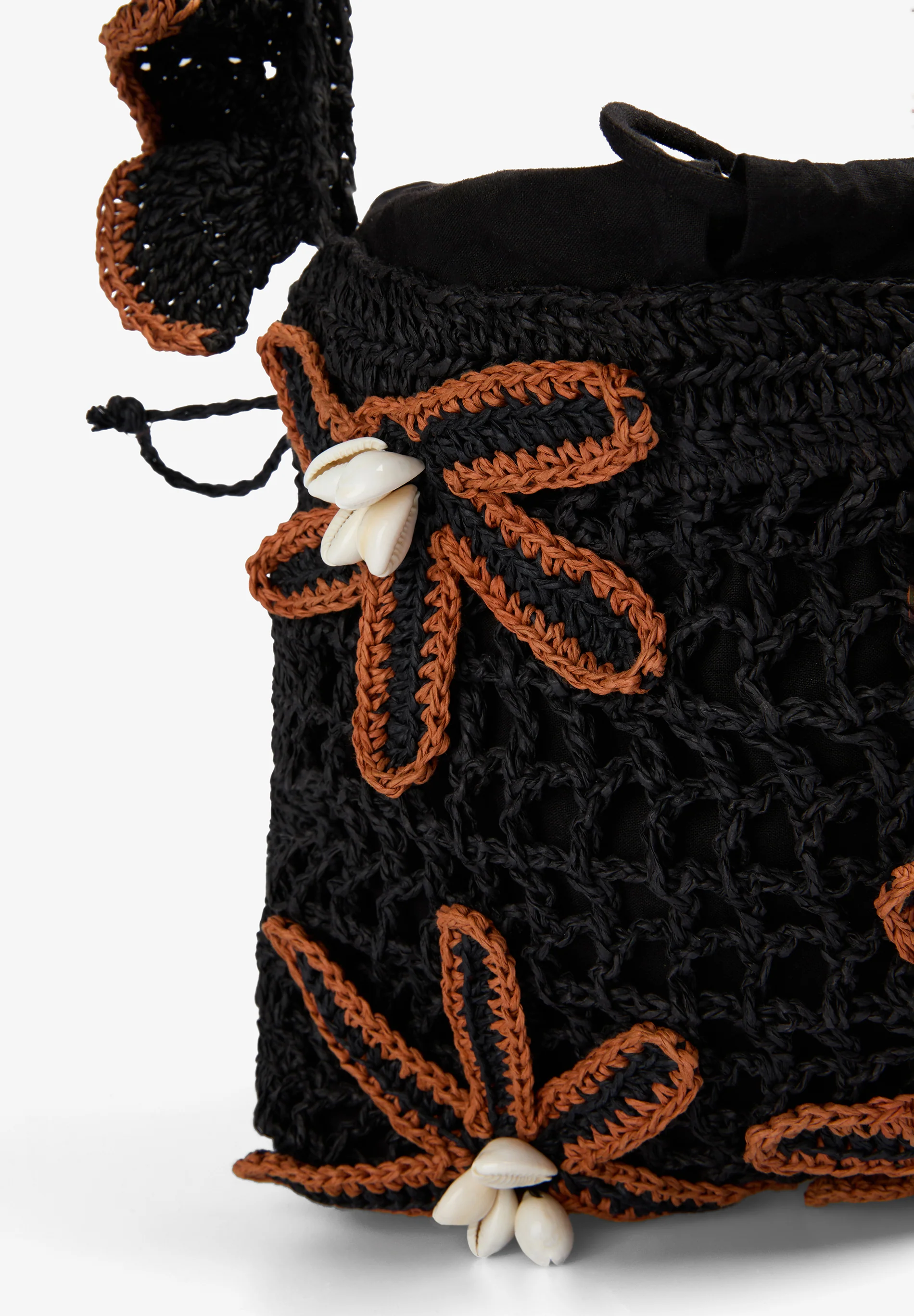 BOLSO RAFIA FLORES CONTRASTE - Image 5